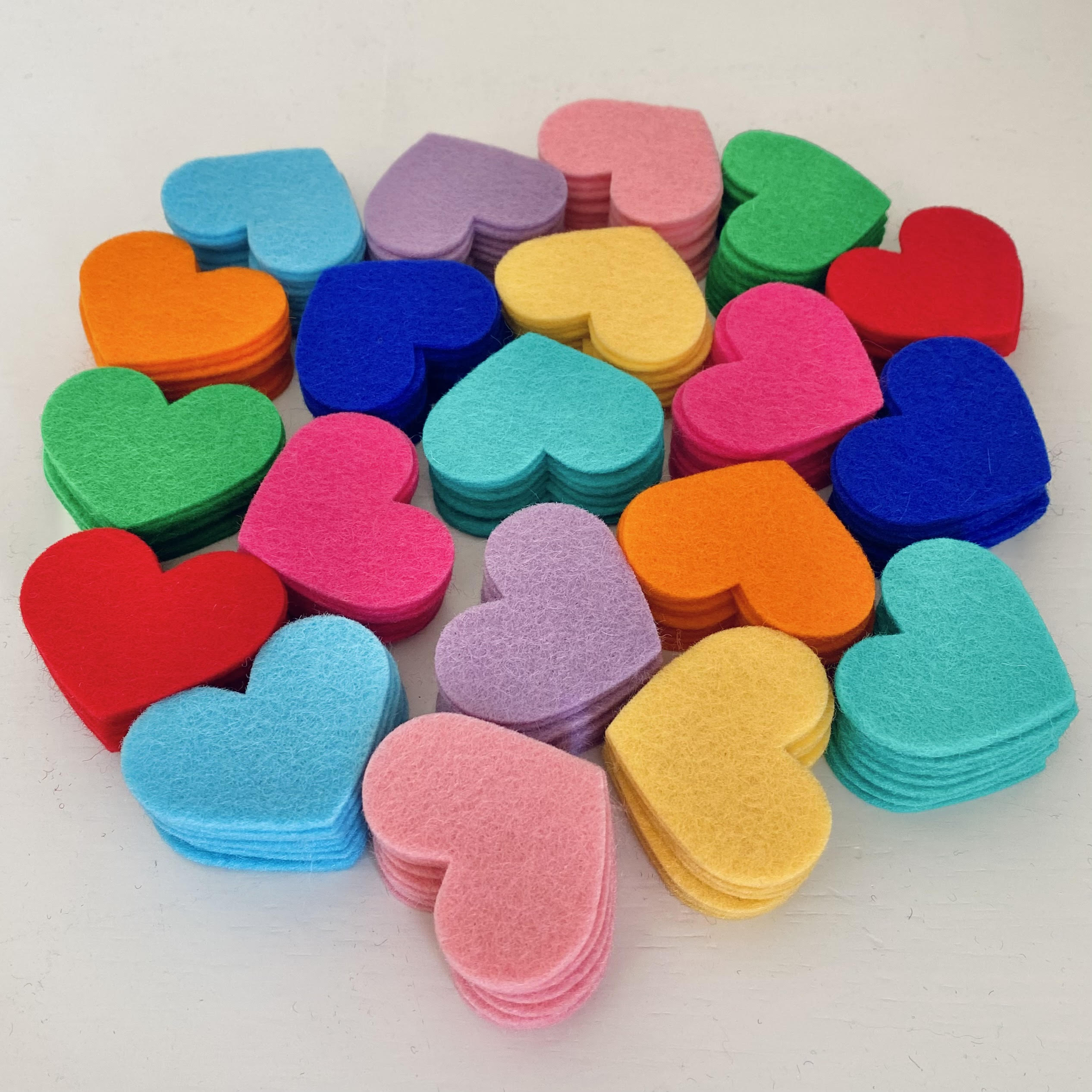 Pre-Cut Hearts (200)