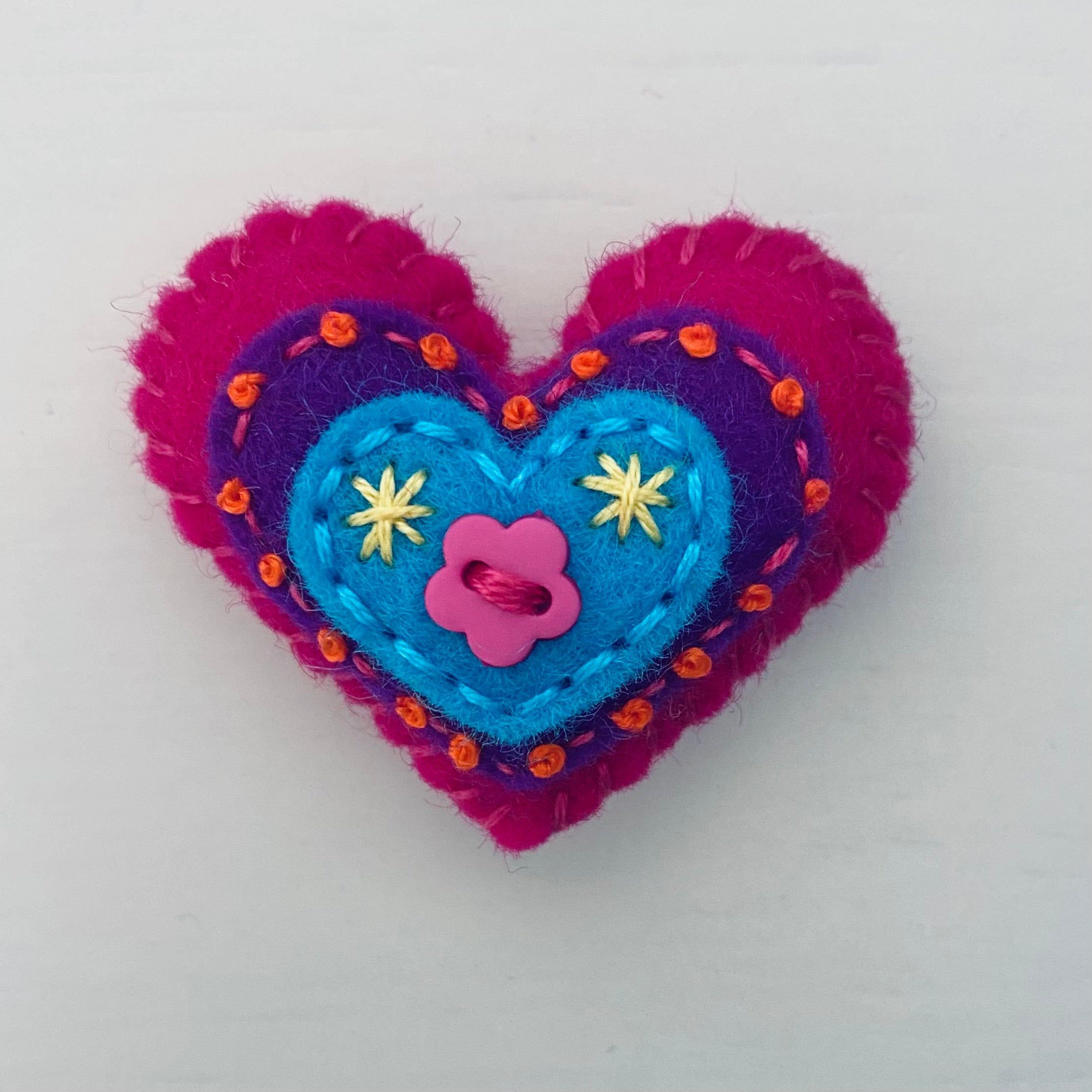 Pocket Heart with 3 Layers (4.5cm)