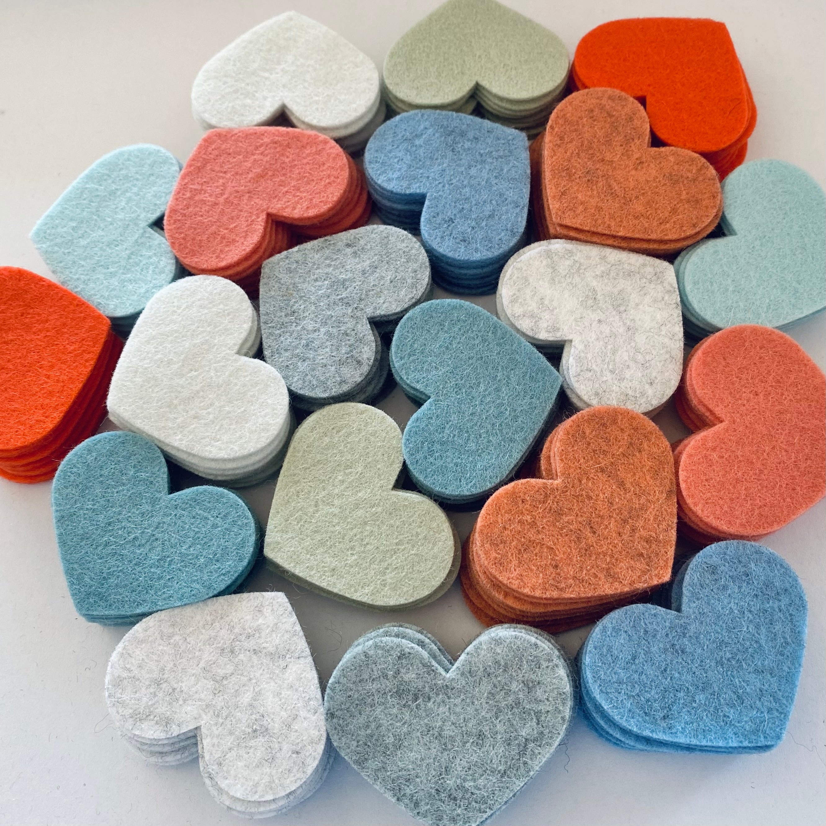 Pre-Cut Hearts (200)
