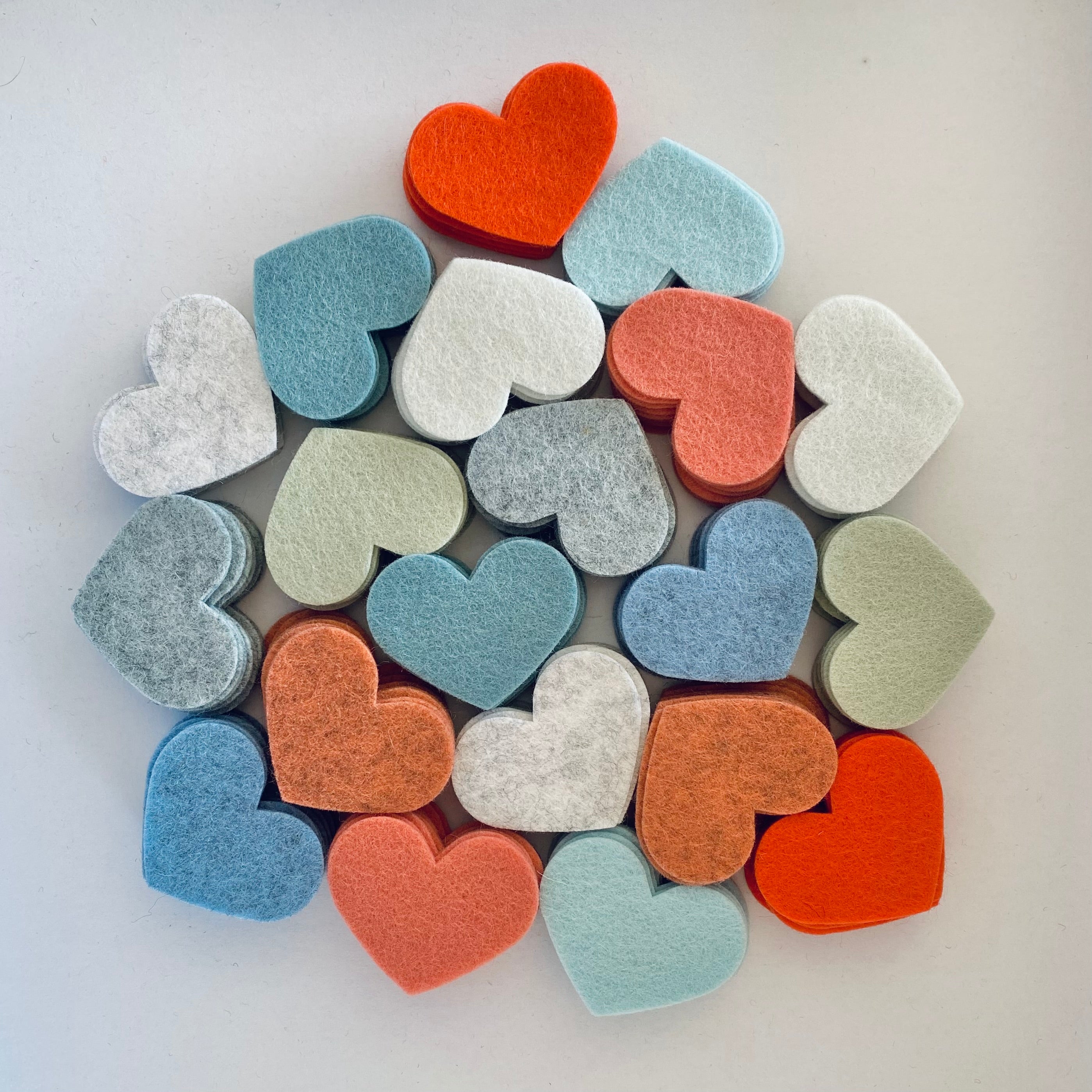 Pre-Cut Hearts (200)