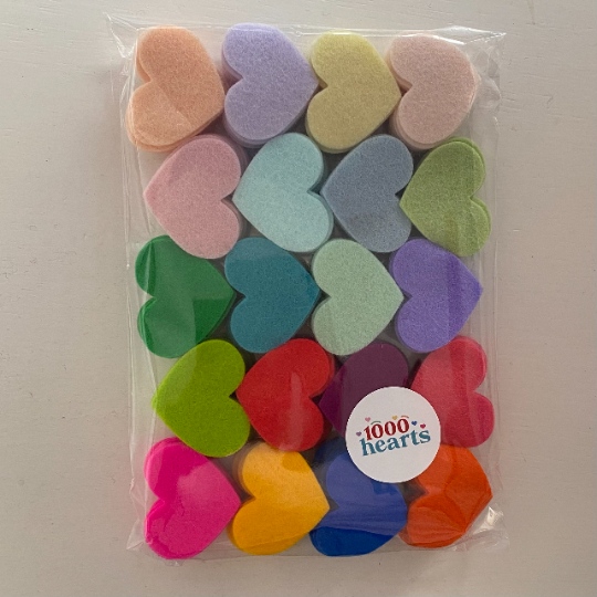 Pre-Cut Hearts (200)