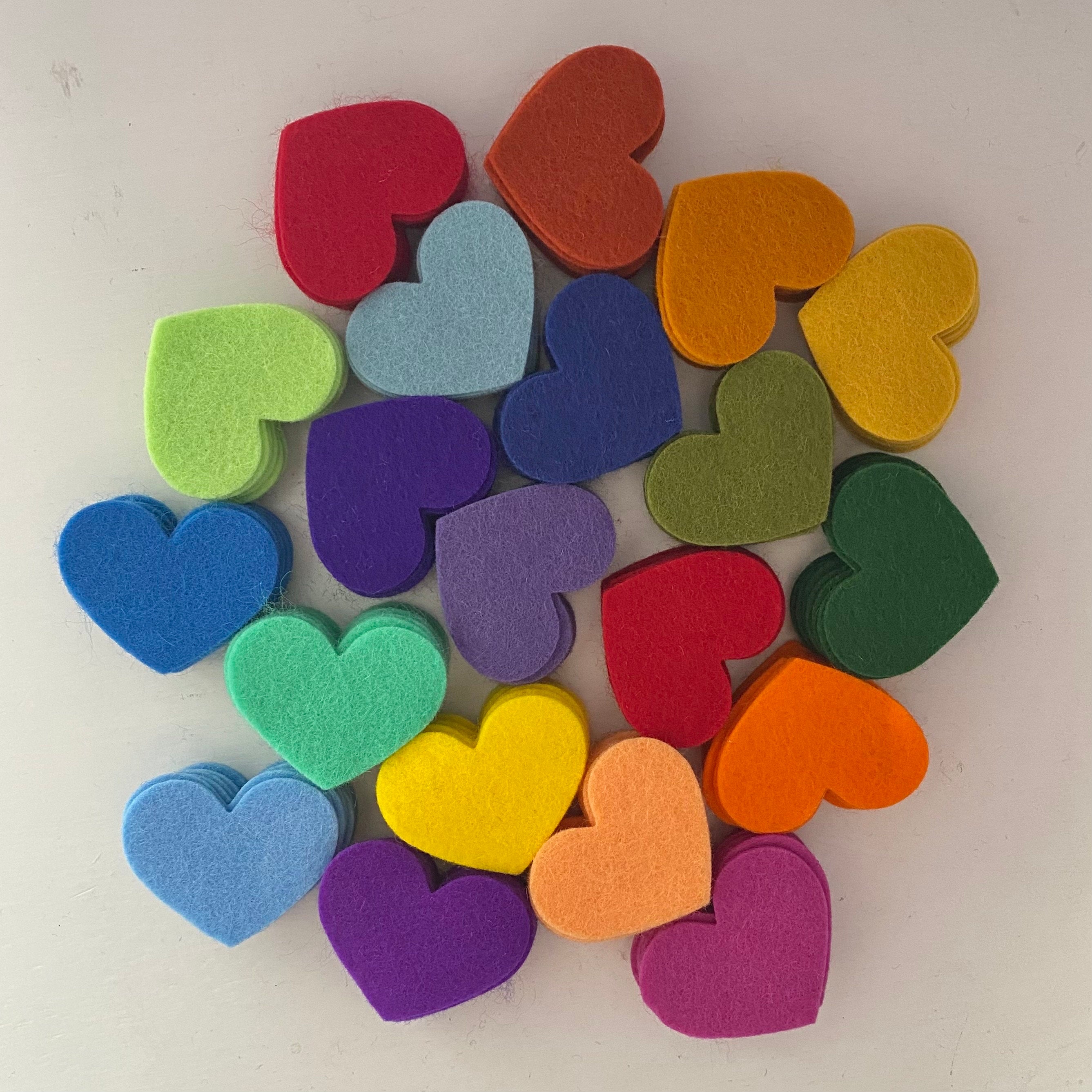 Pre-Cut Hearts (200)
