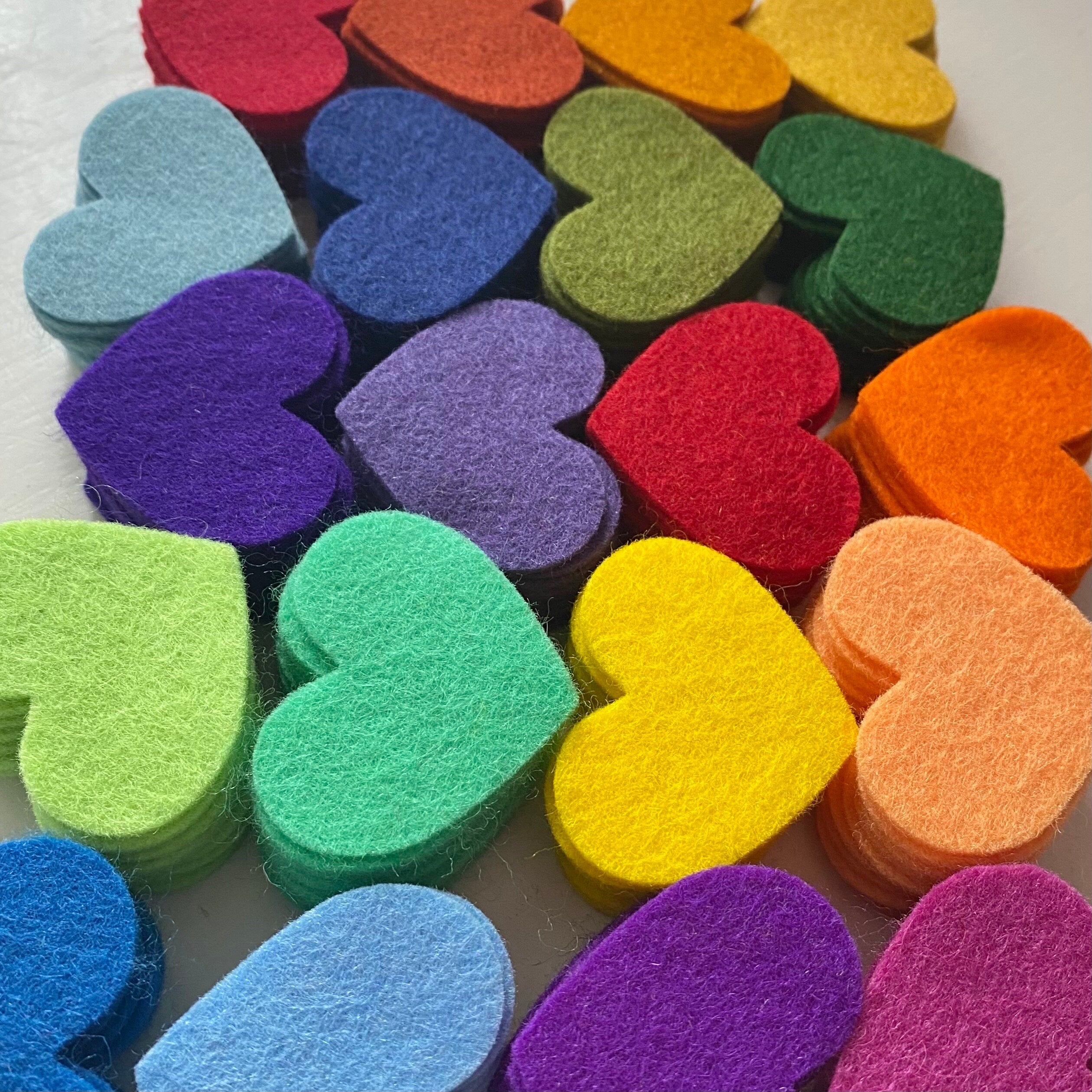 Pre-Cut Hearts (200)