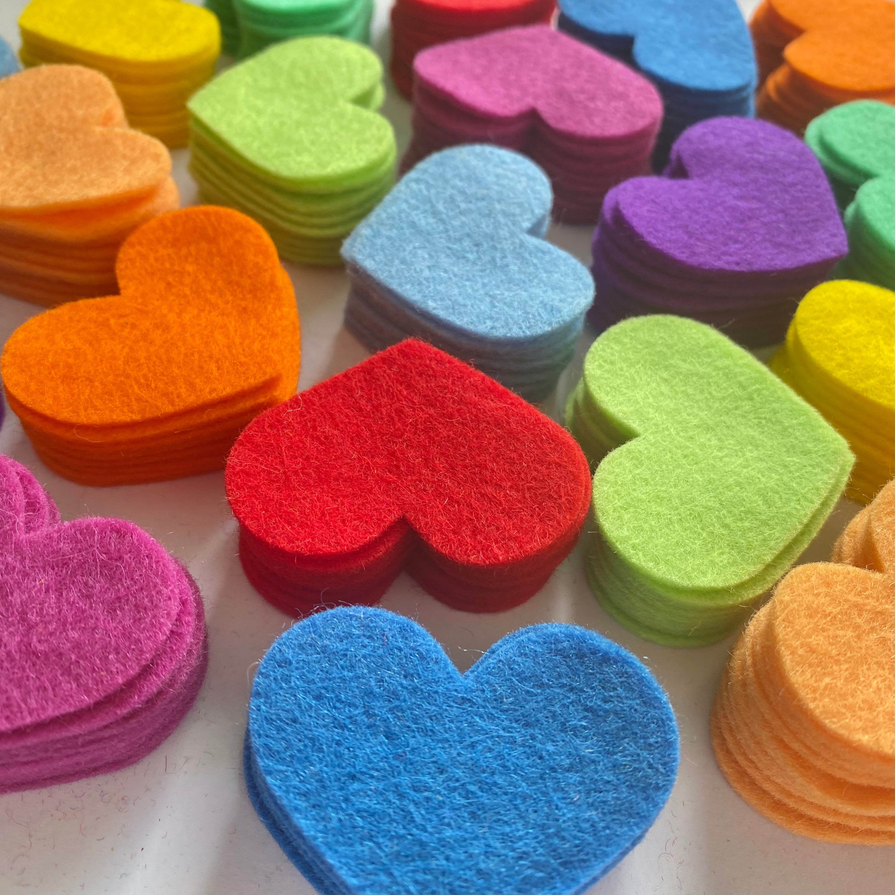 Pre-Cut Hearts (200)