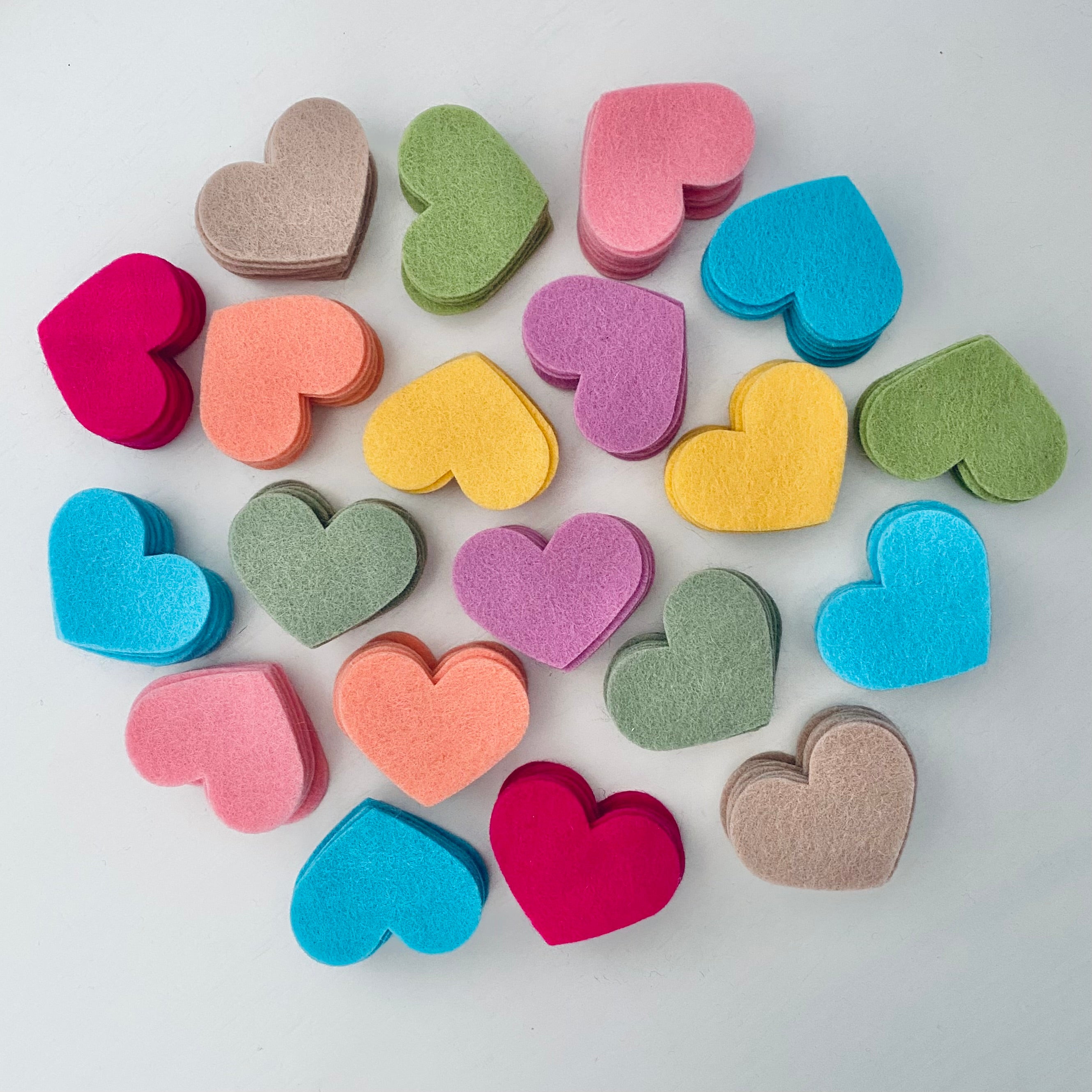 Pre-Cut Hearts (200)