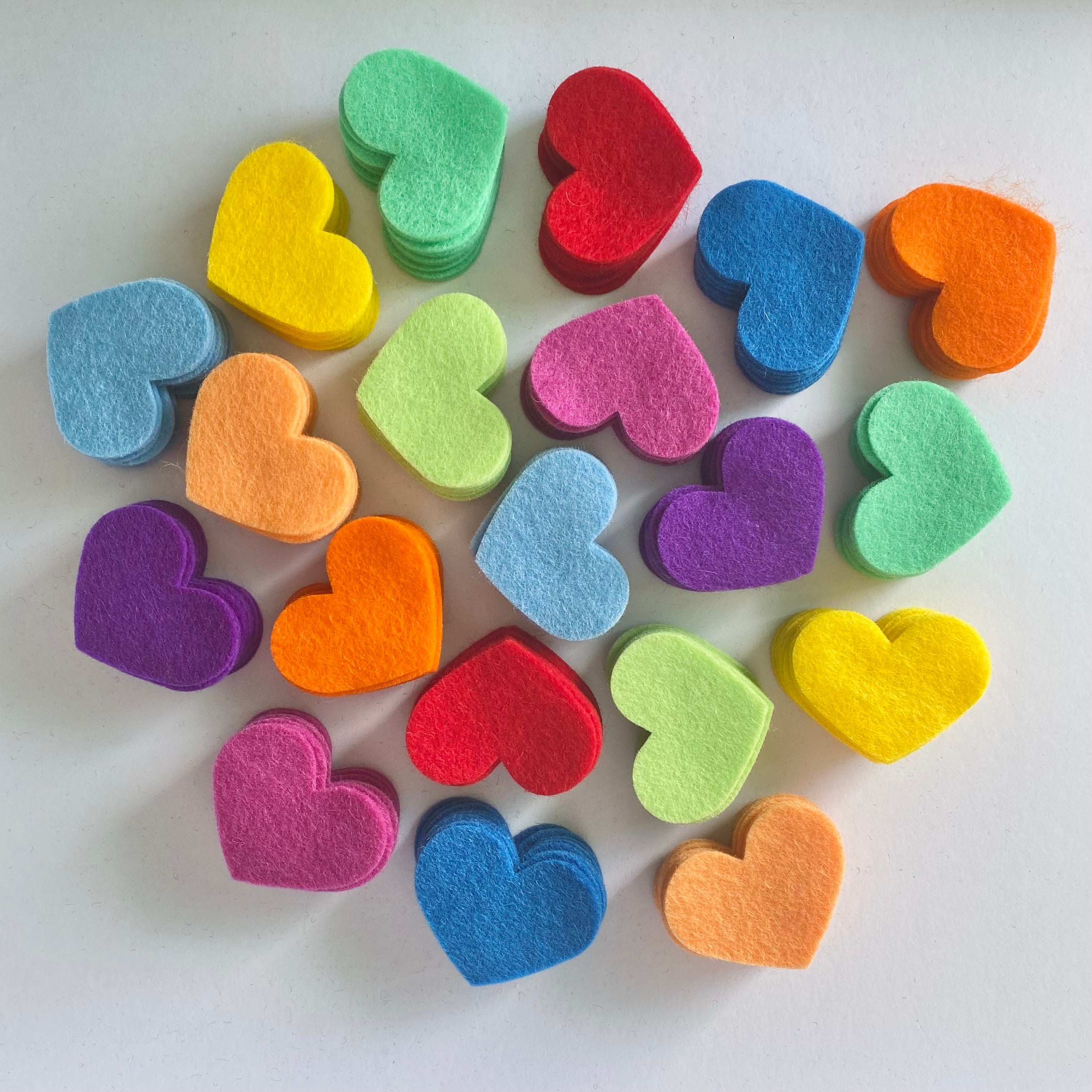 Pre-Cut Hearts (200)