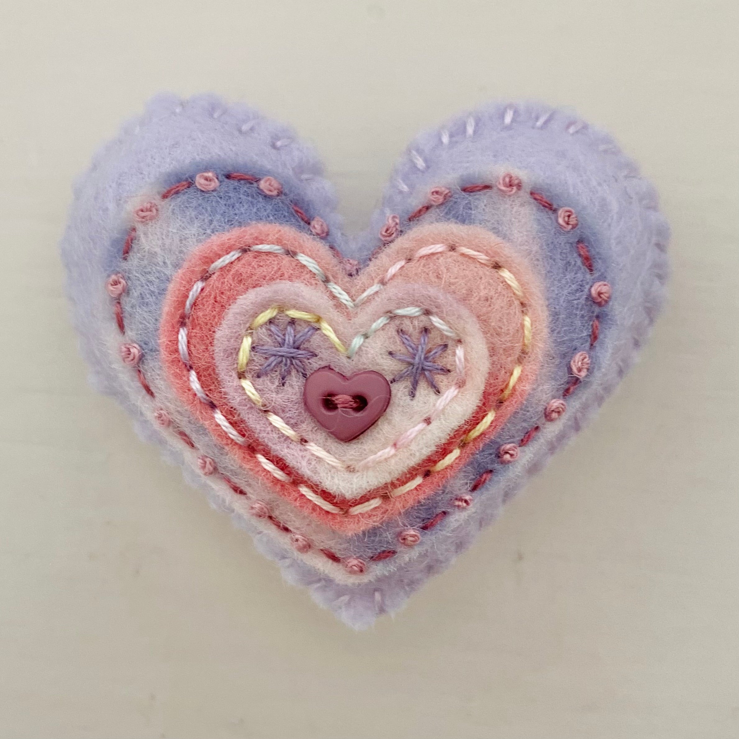Pocket Heart with 4 Layers (6cm)