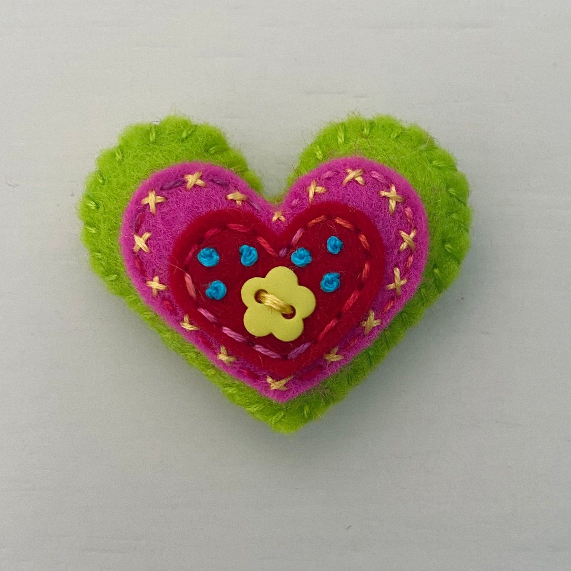 Pocket Heart with 3 Layers (4.5cm)