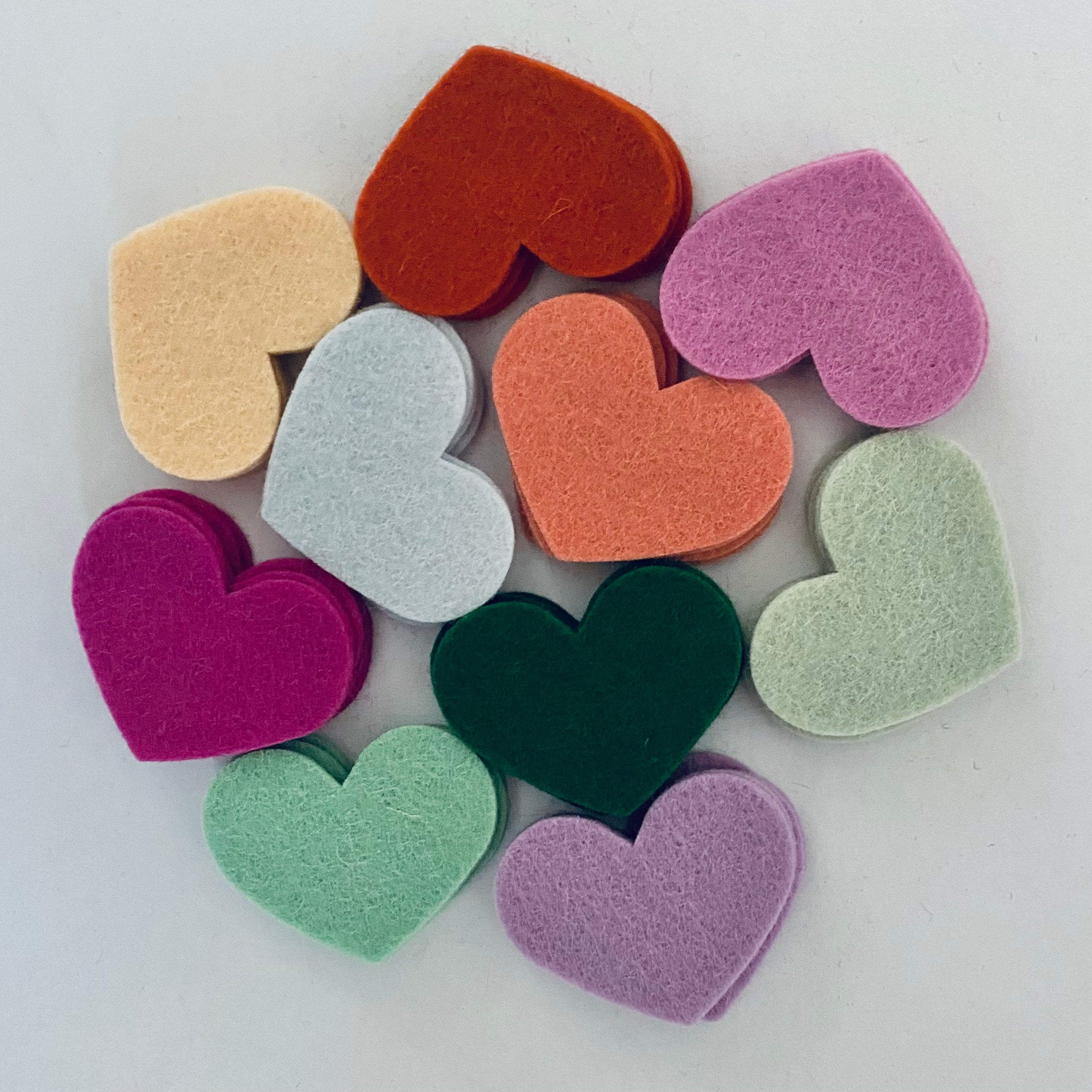 Pre-Cut Hearts (50)