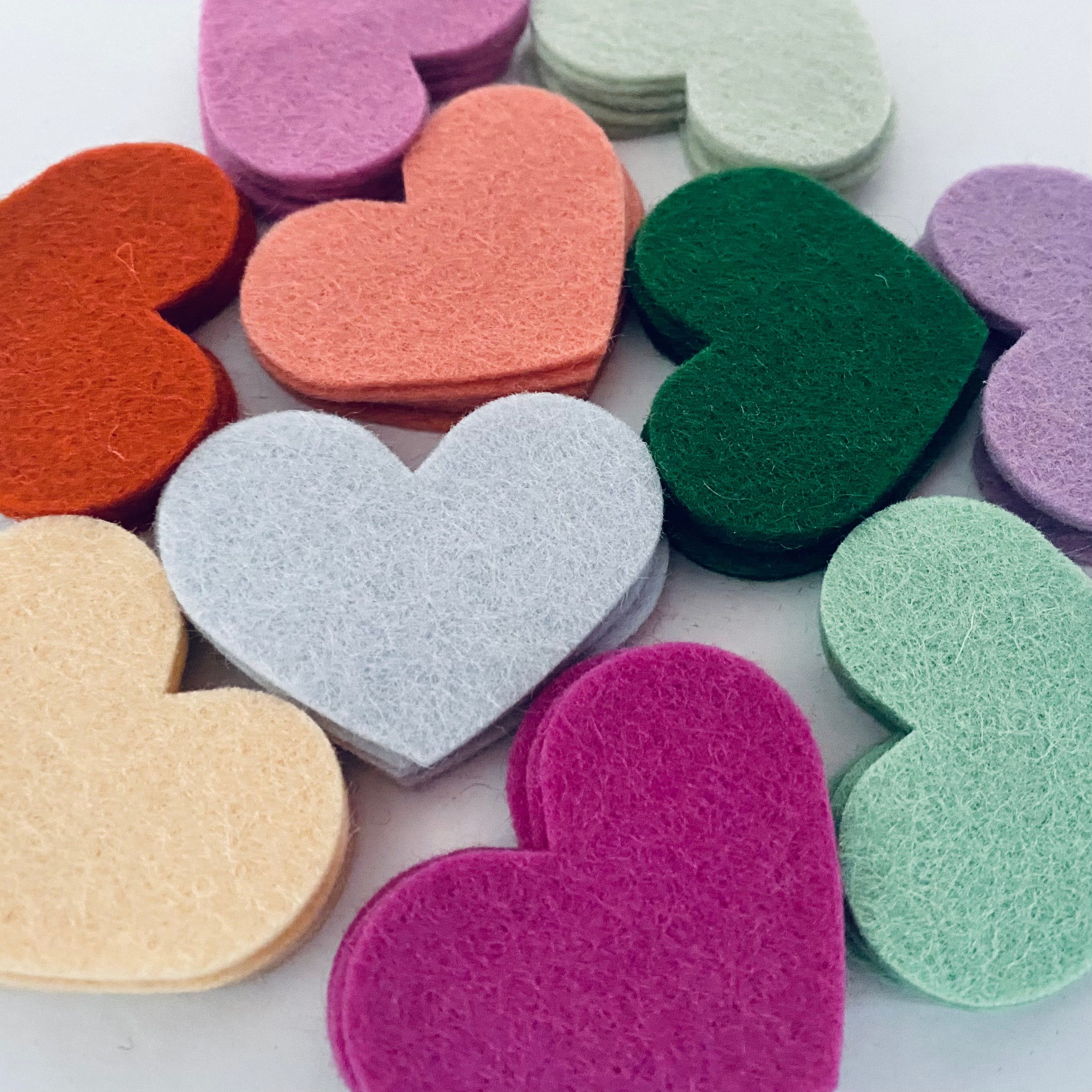 Pre-Cut Hearts (50)