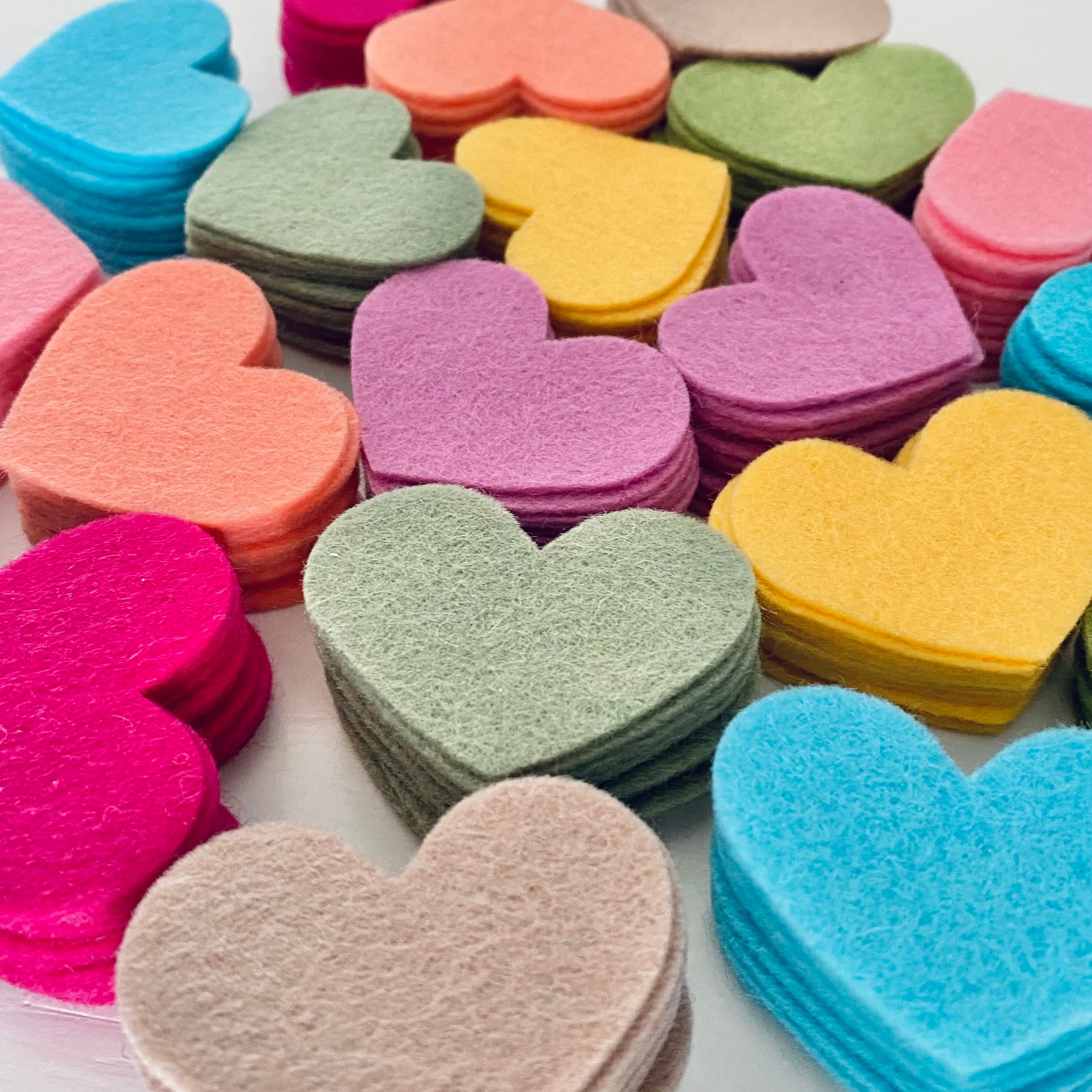 Pre-Cut Hearts (200)