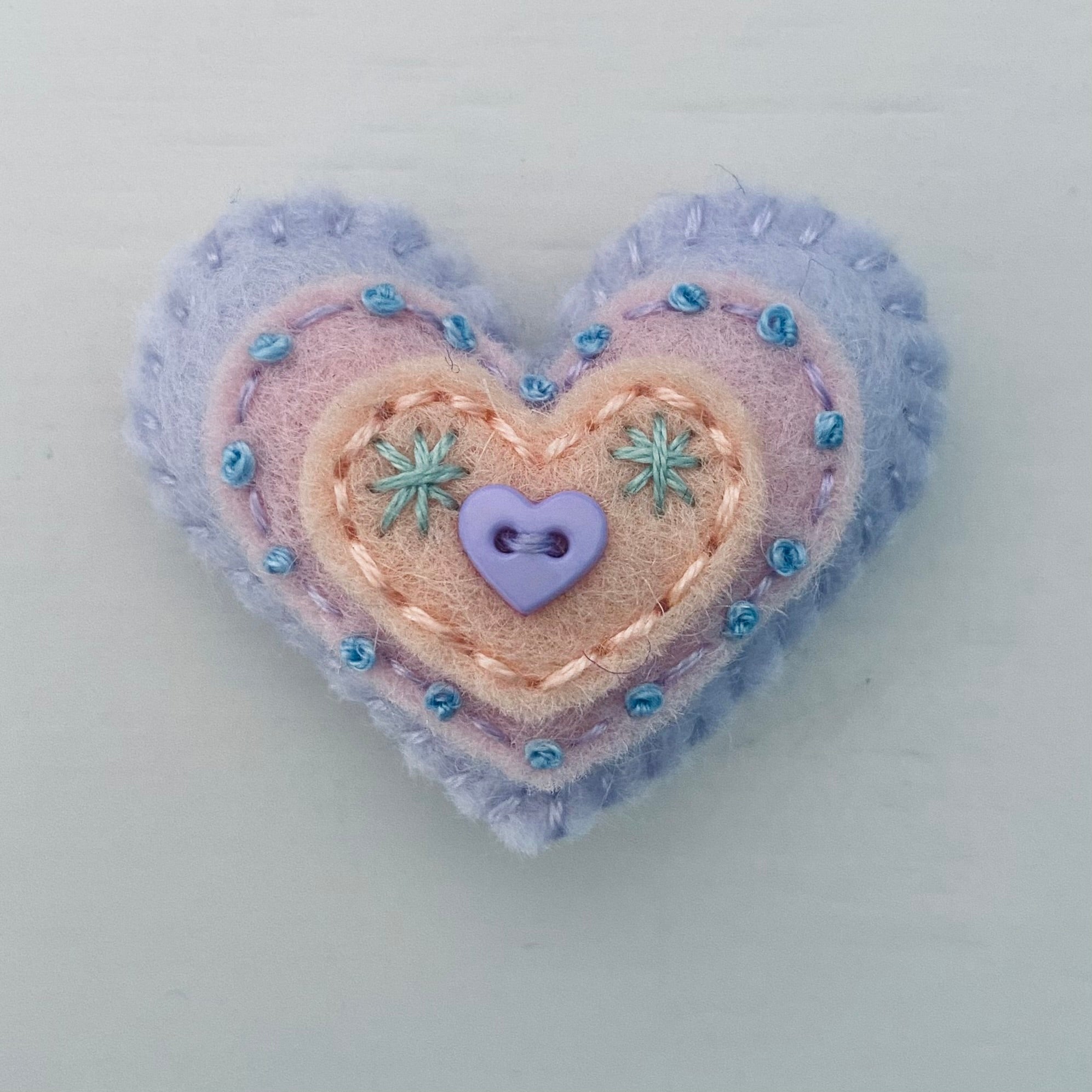 Pocket Heart with 3 Layers (4.5cm)