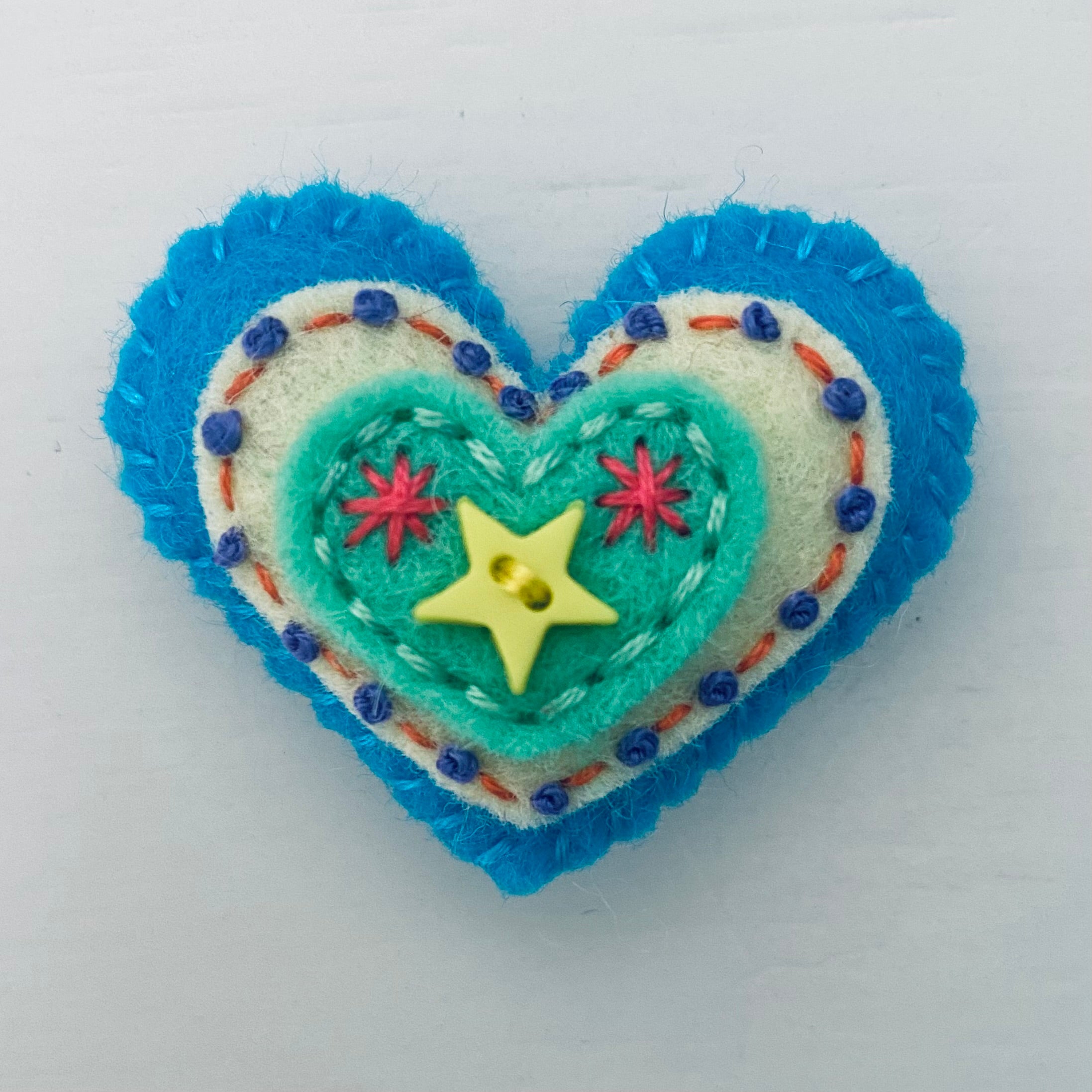Pocket Heart with 3 Layers (4.5cm)