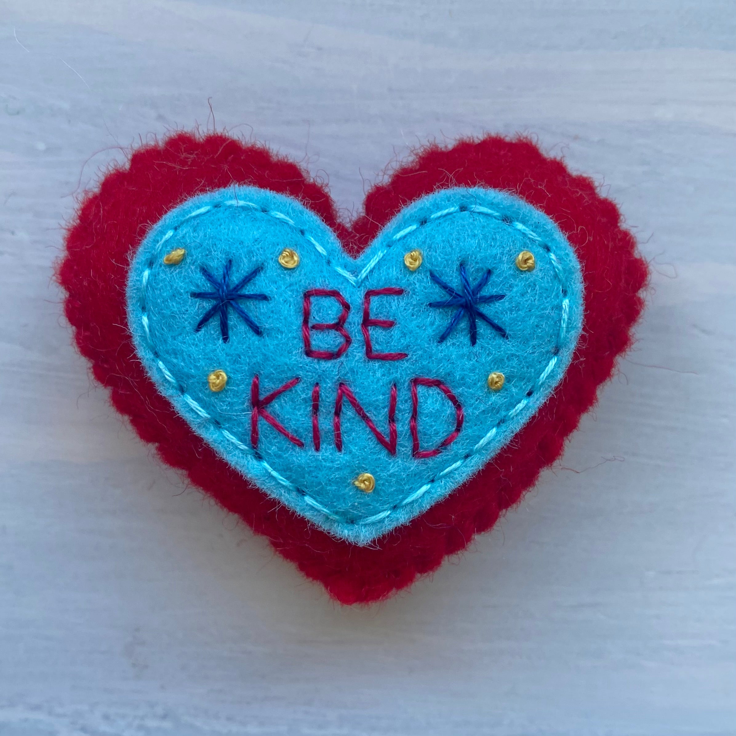 Pocket Heart - BE KIND (6cm)