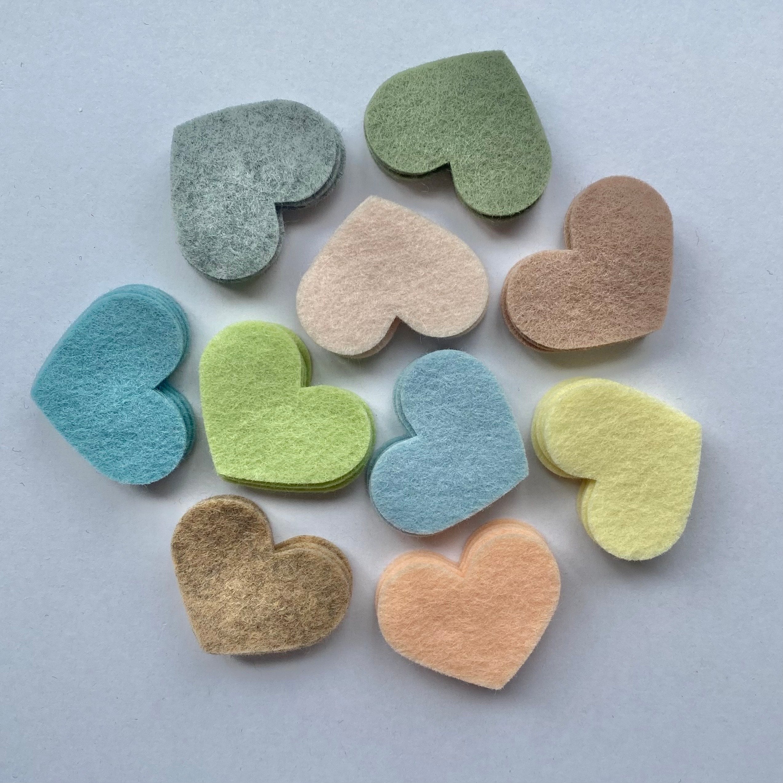 Pre-Cut Hearts (50)