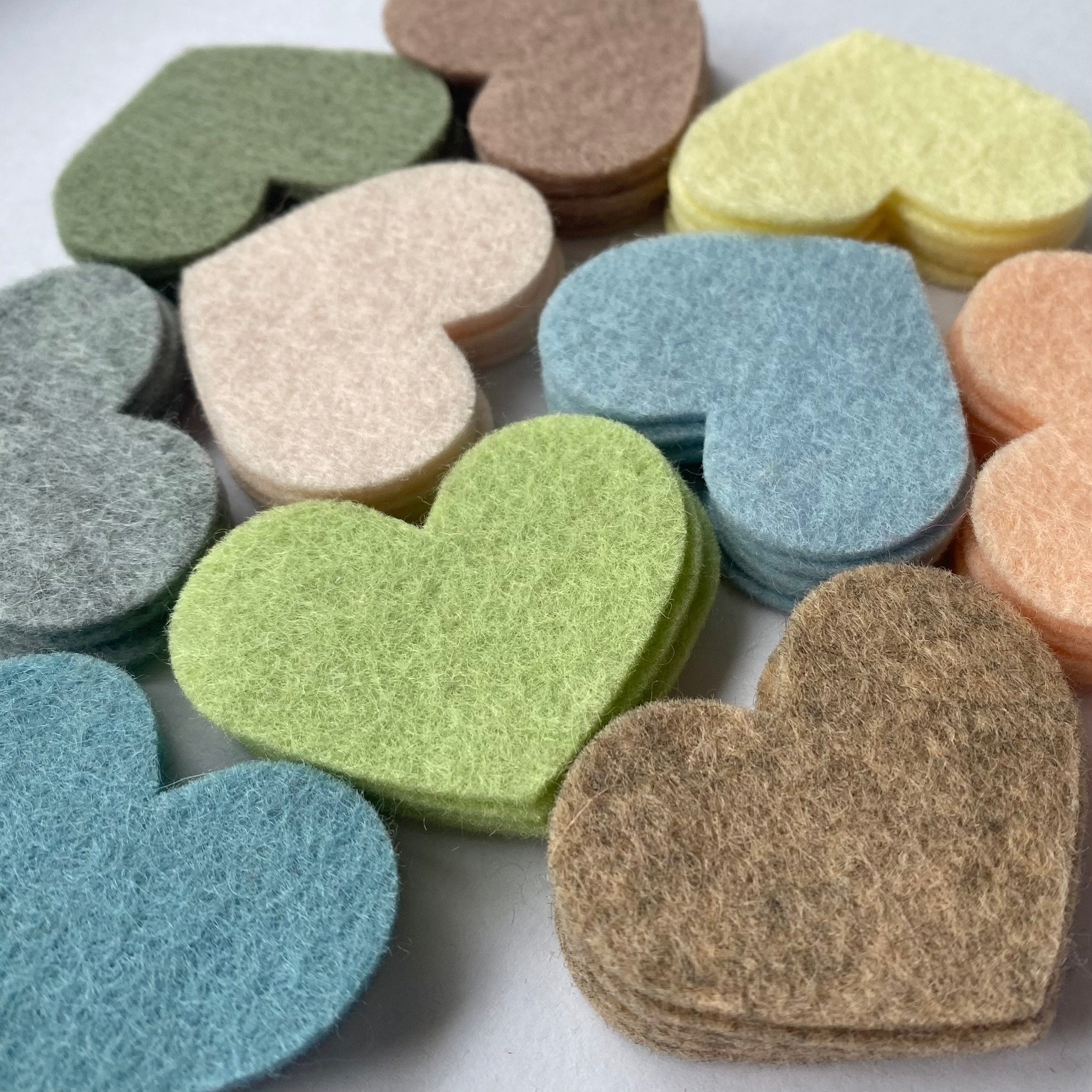 Pre-Cut Hearts (50)