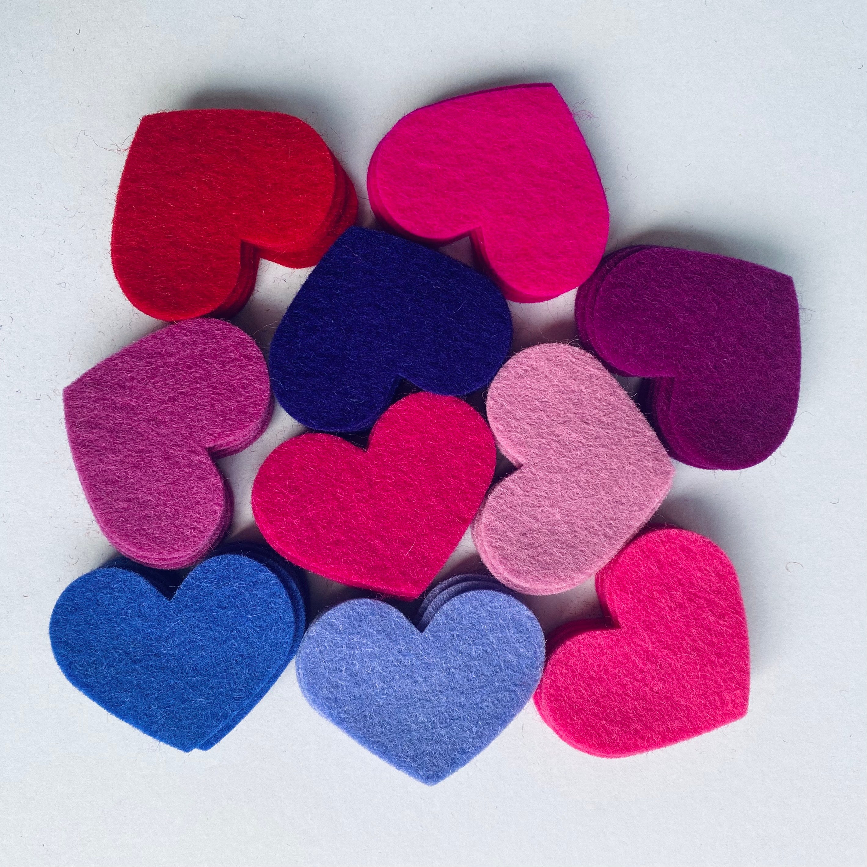 Pre-Cut Hearts (50)