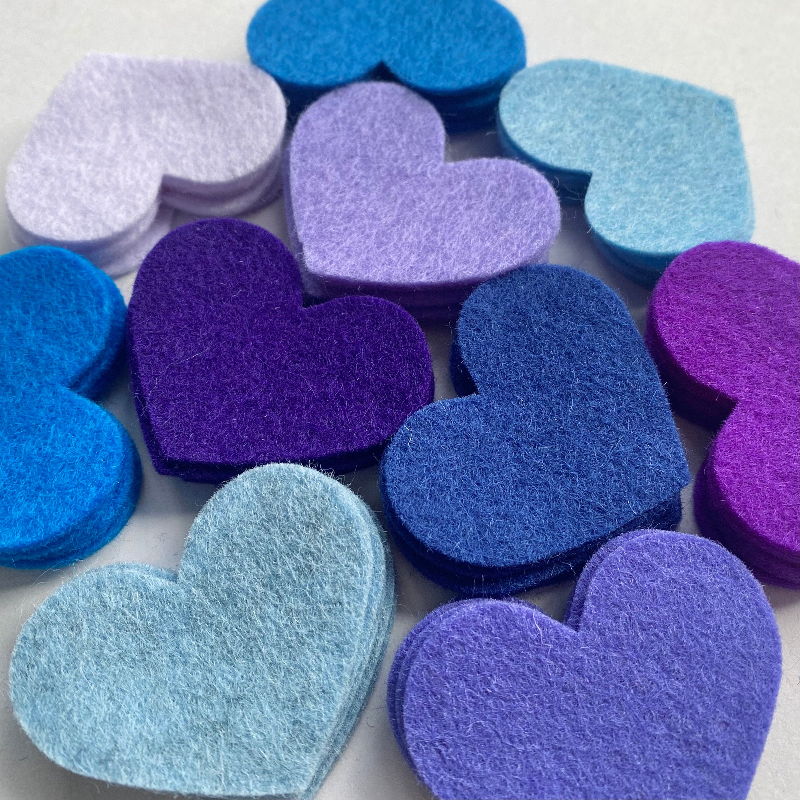 Pre-Cut Hearts (50)