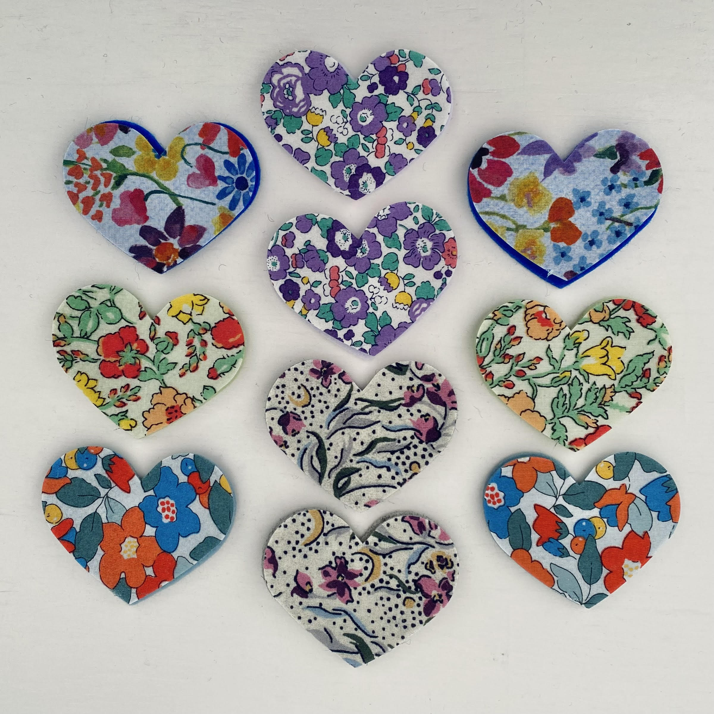 Pre-Cut Hearts - Fabric (Liberty of London)