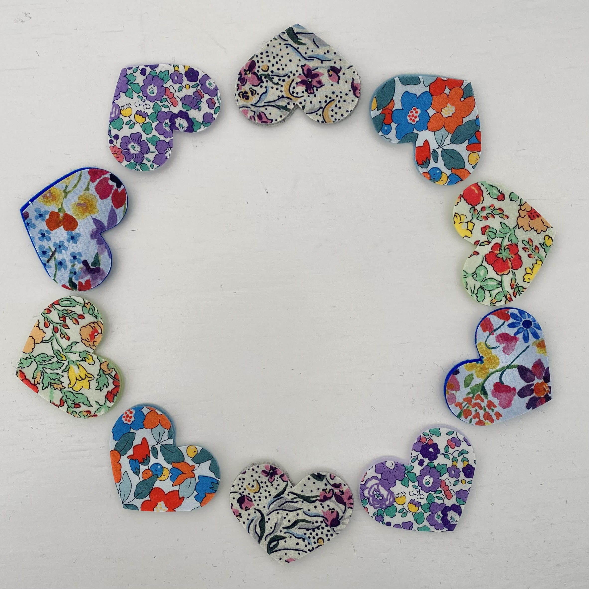 Pre-Cut Hearts - Fabric (Liberty of London)