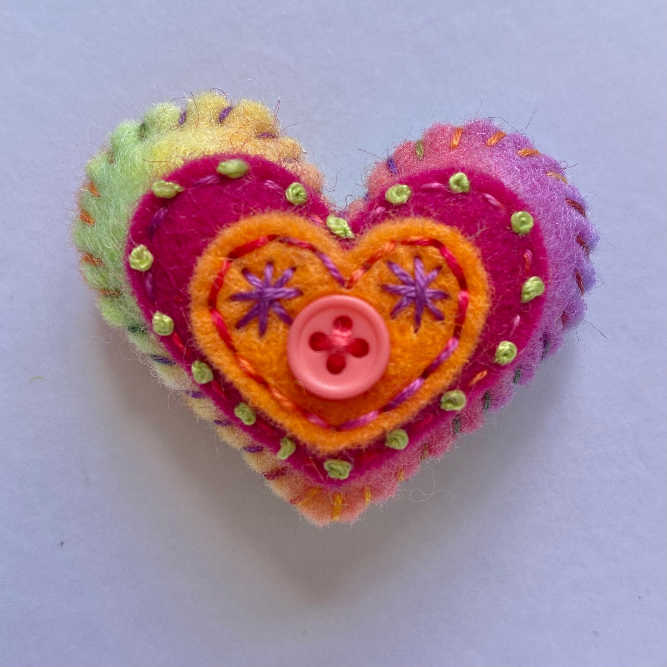 Pocket Heart - Embellished (4.5cm)