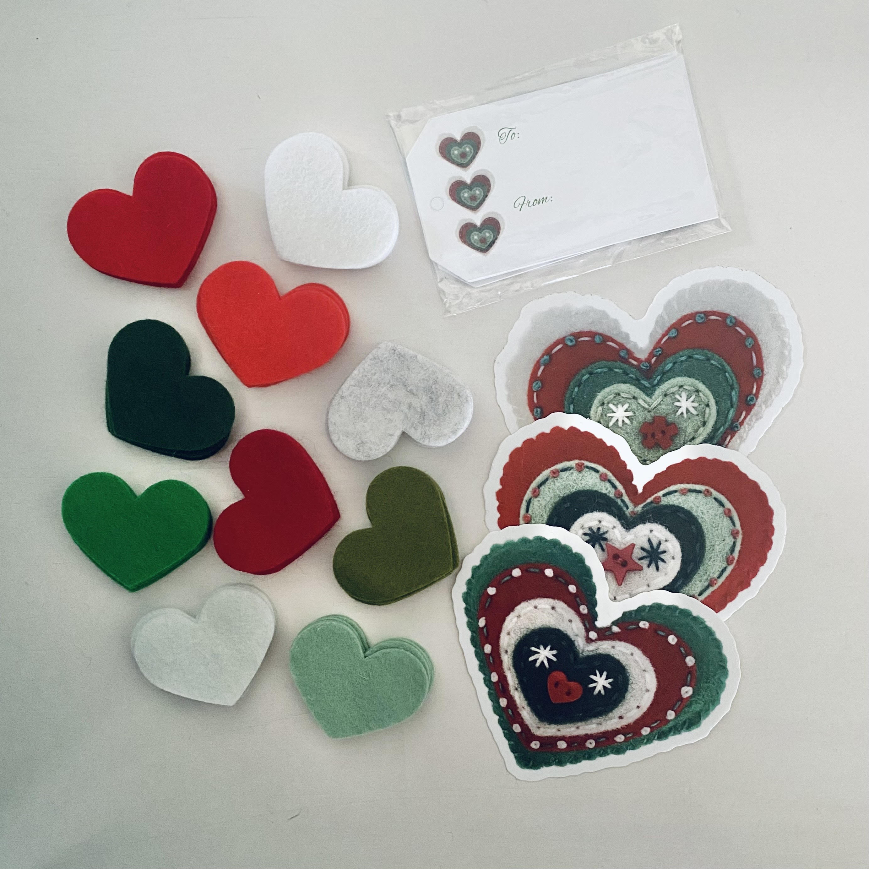 Pre-Cut Hearts (50)
