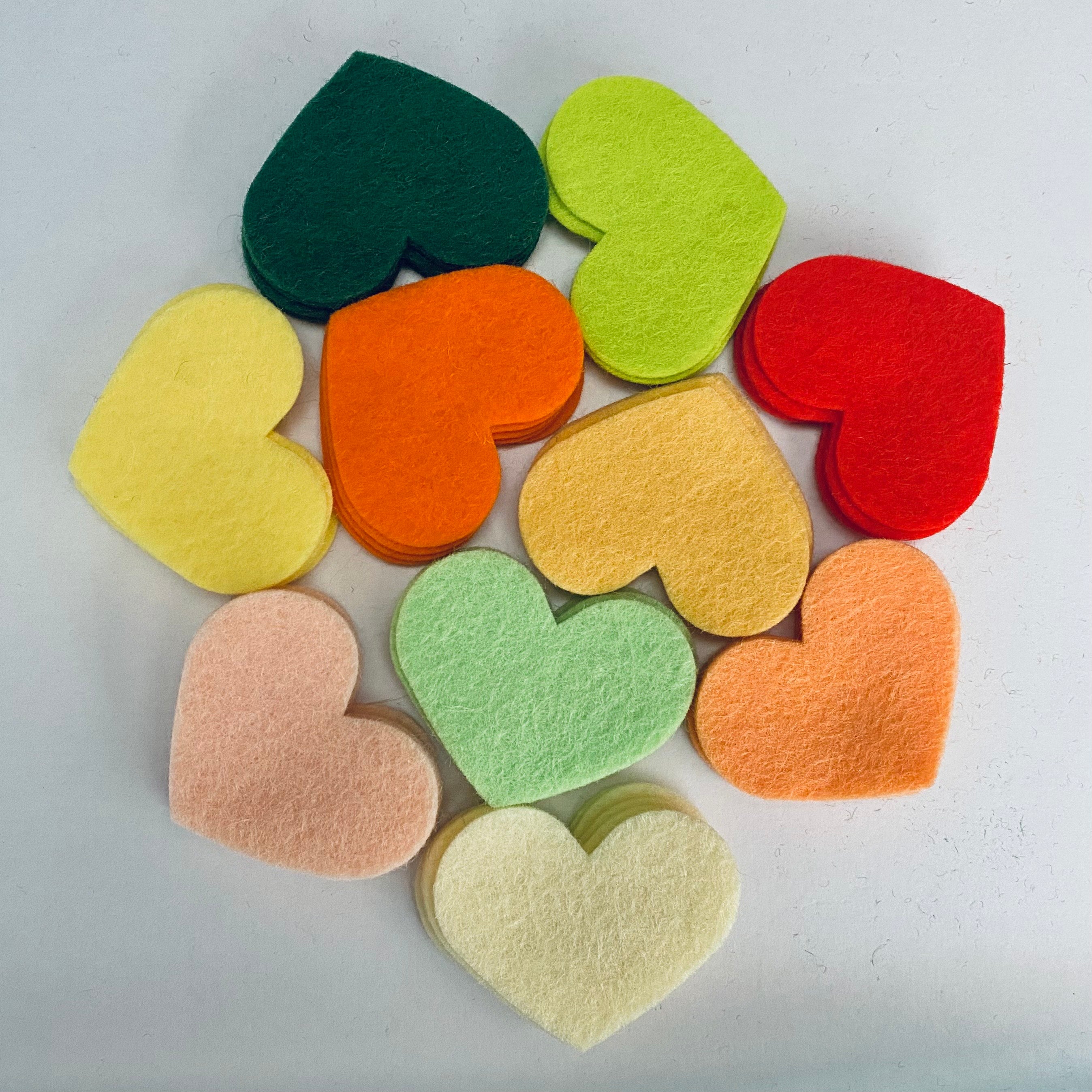 Pre-Cut Hearts (50)
