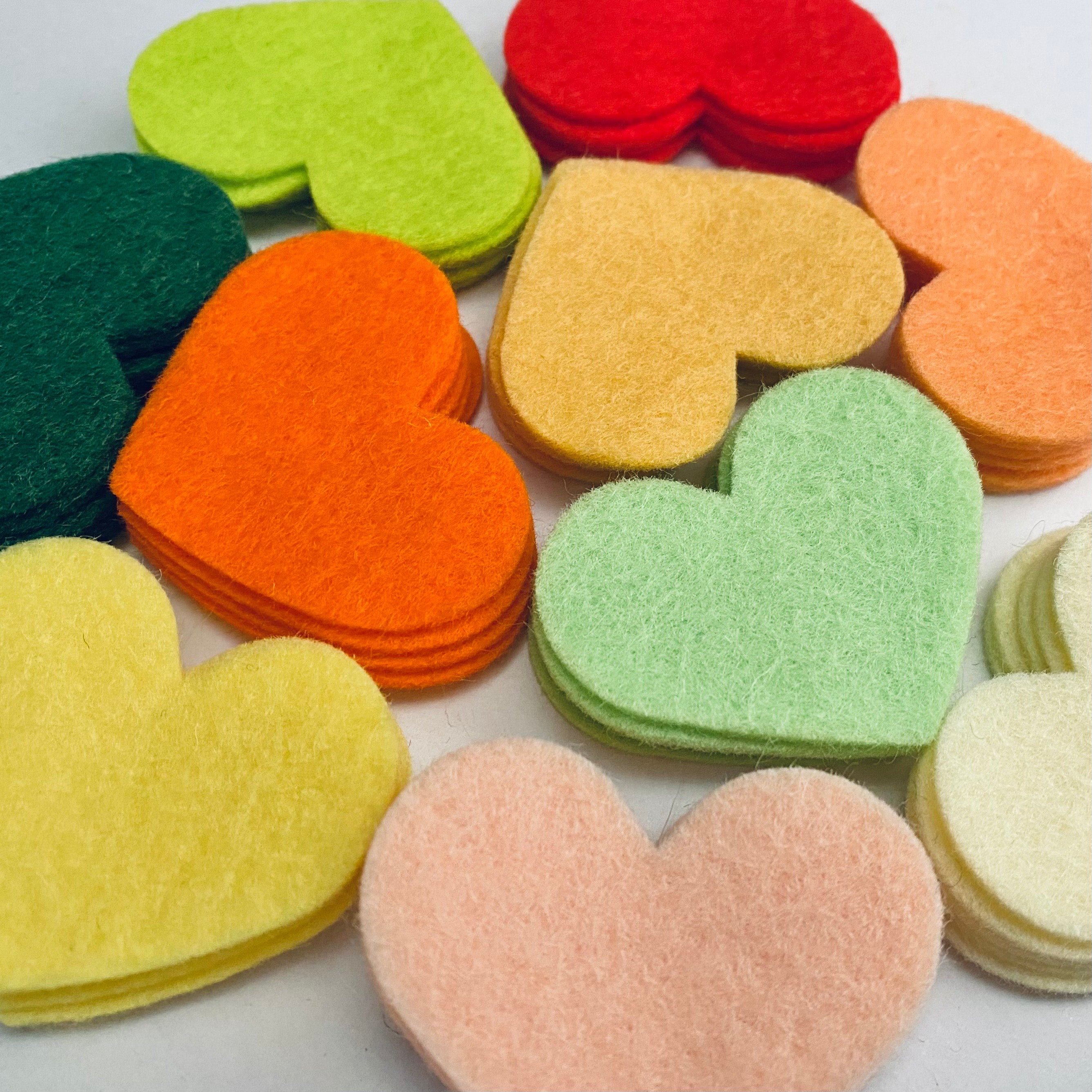 Pre-Cut Hearts (50)