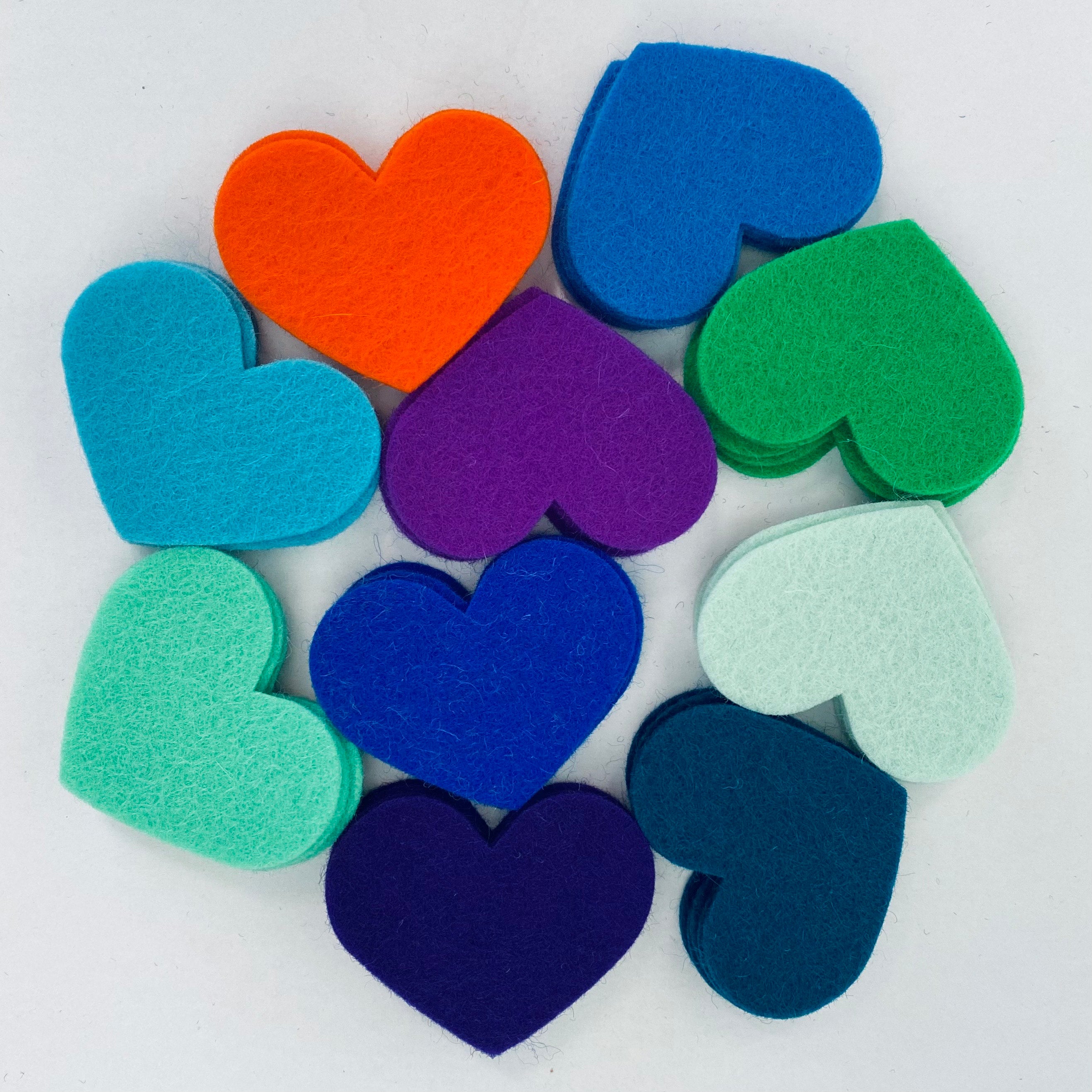 Pre-Cut Hearts (50)