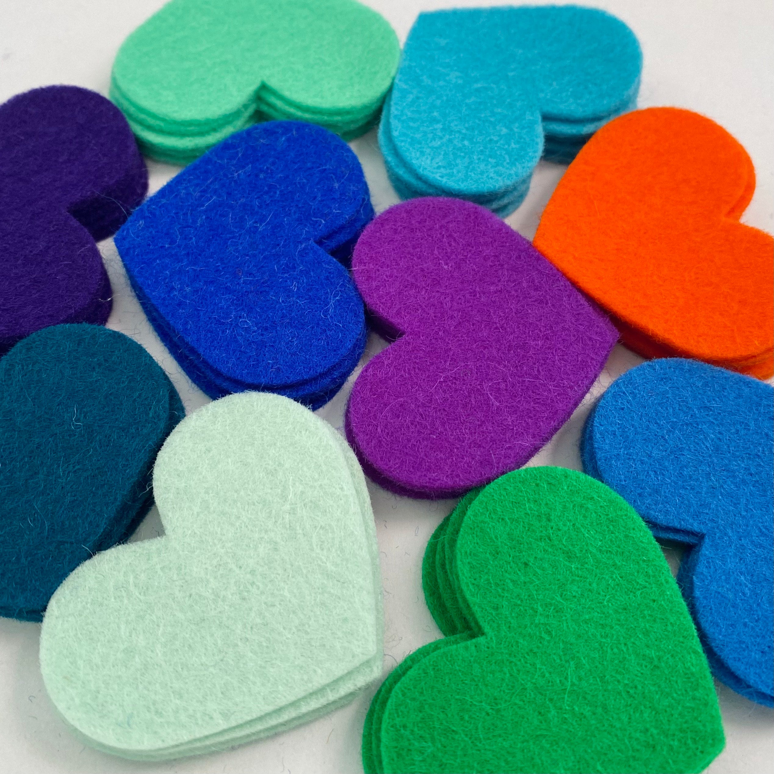 Pre-Cut Hearts (50)