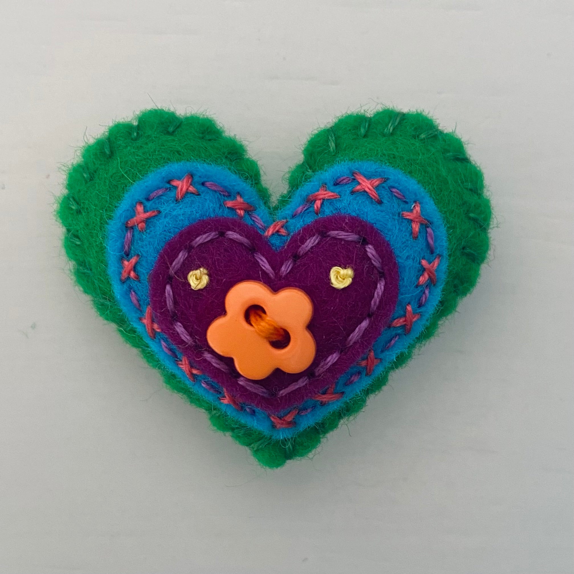 Pocket Heart with 3 Layers (4.5cm)