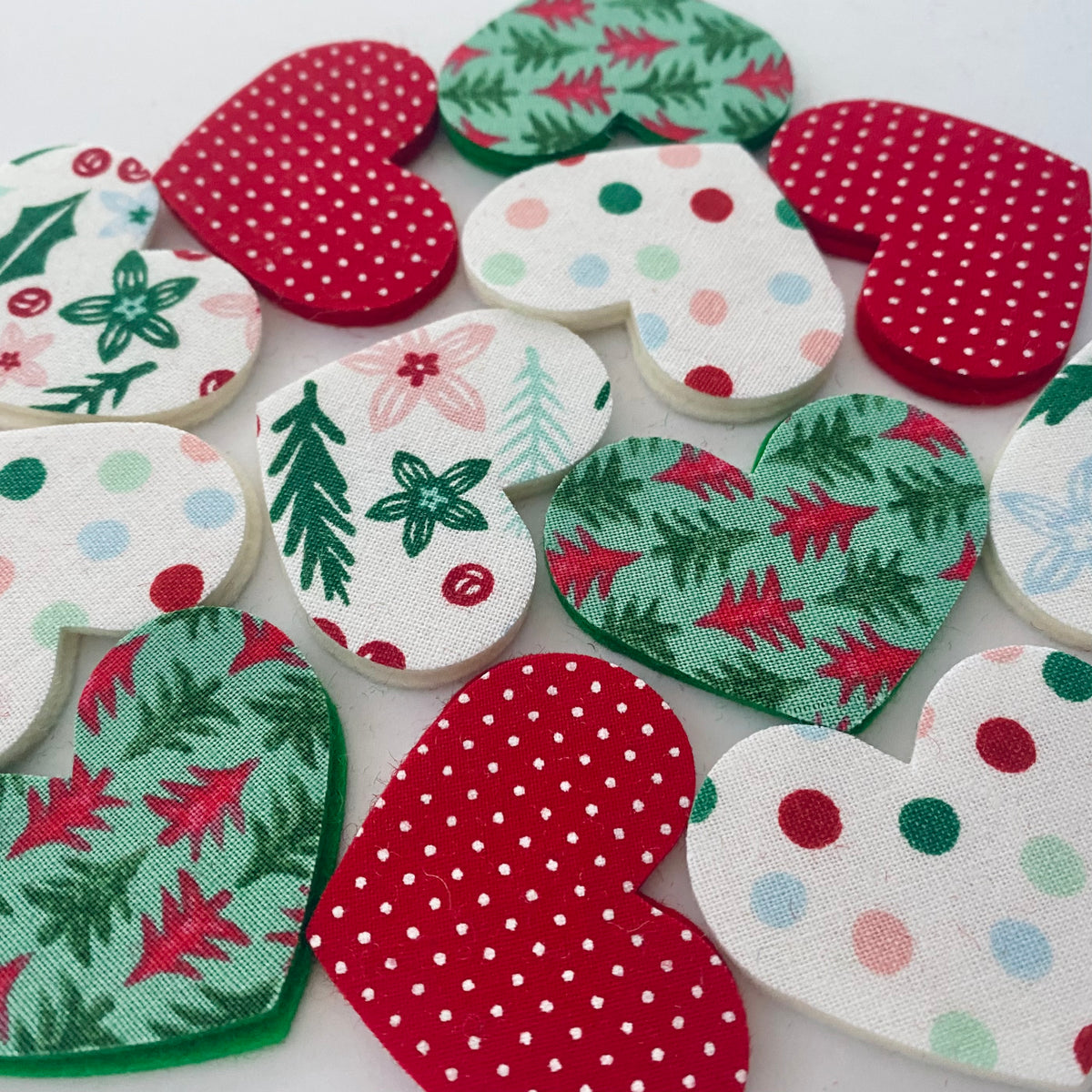 Pre-Cut Hearts - Fabric (Various)
