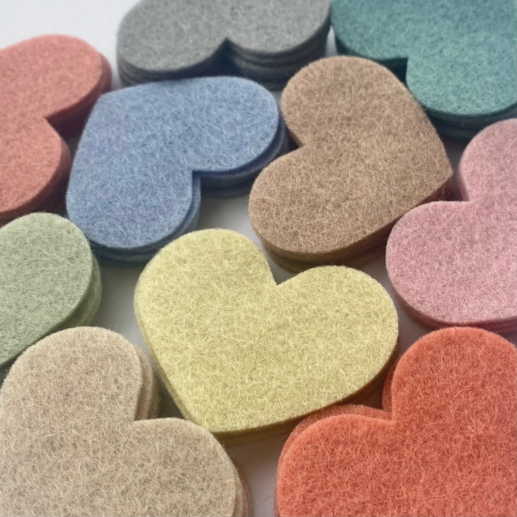 Pre-Cut Hearts (50)