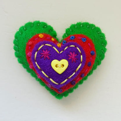 Small Embellished Heart (4.5cm)