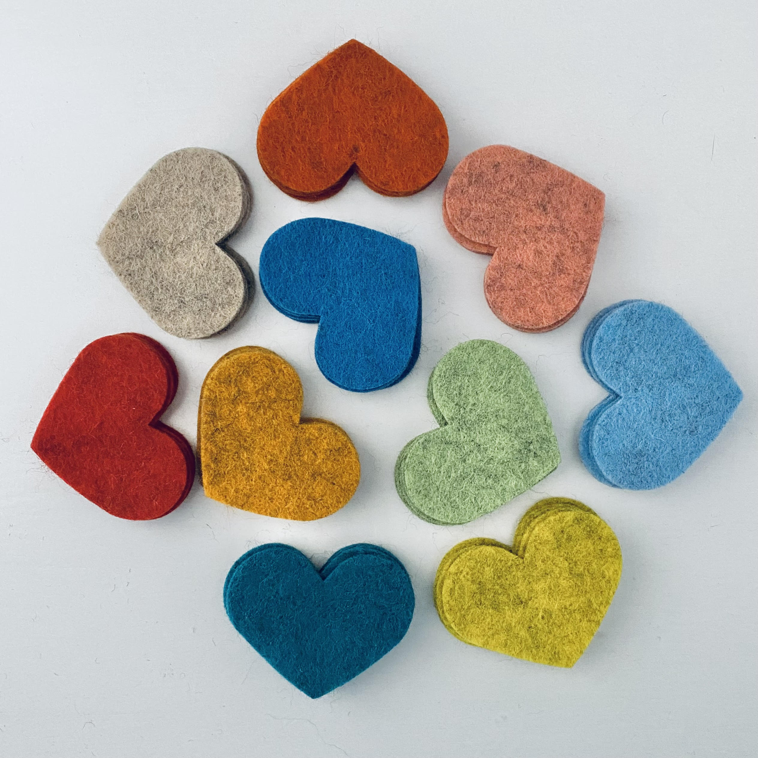 Pre-Cut Hearts (50)