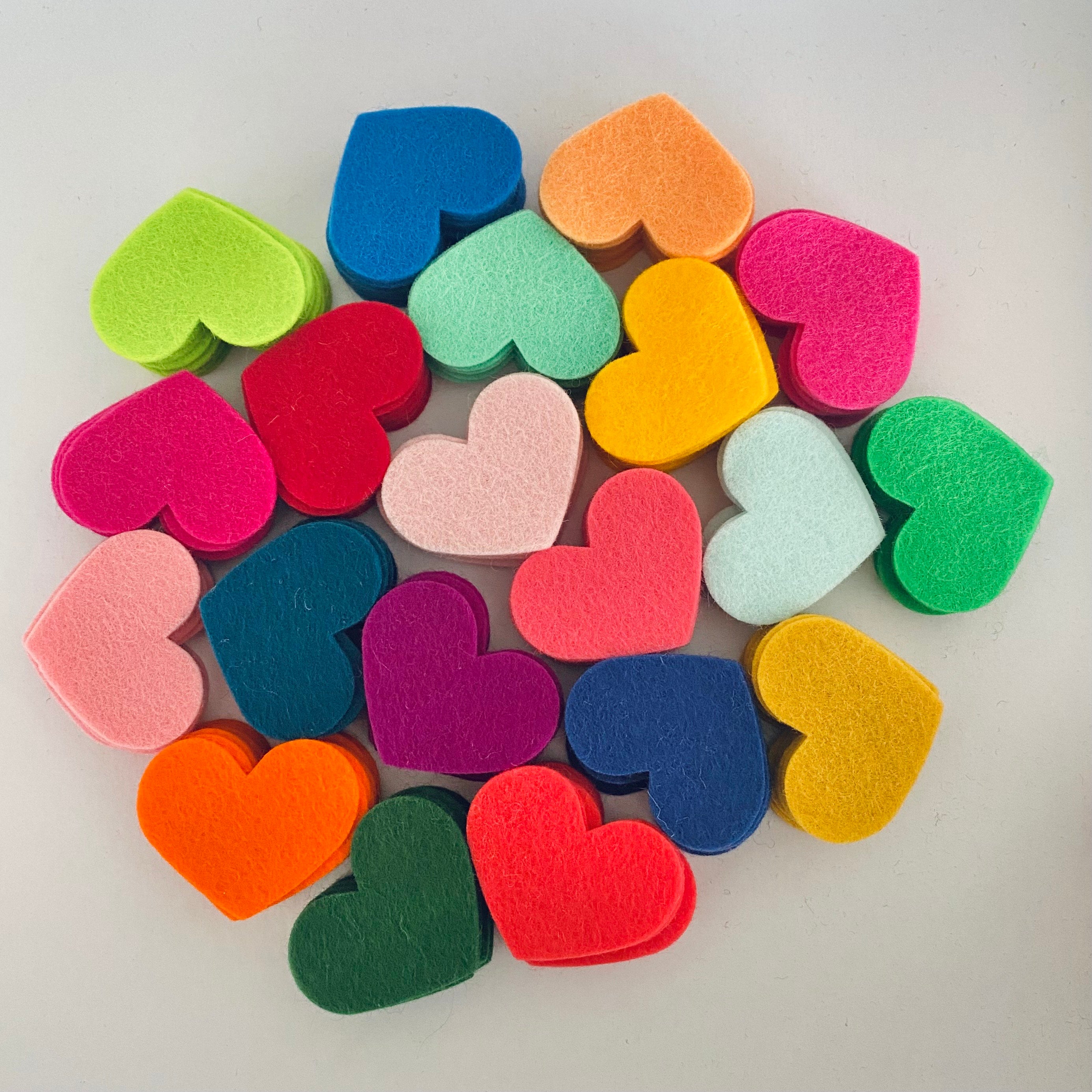 Pre-Cut Hearts (200)