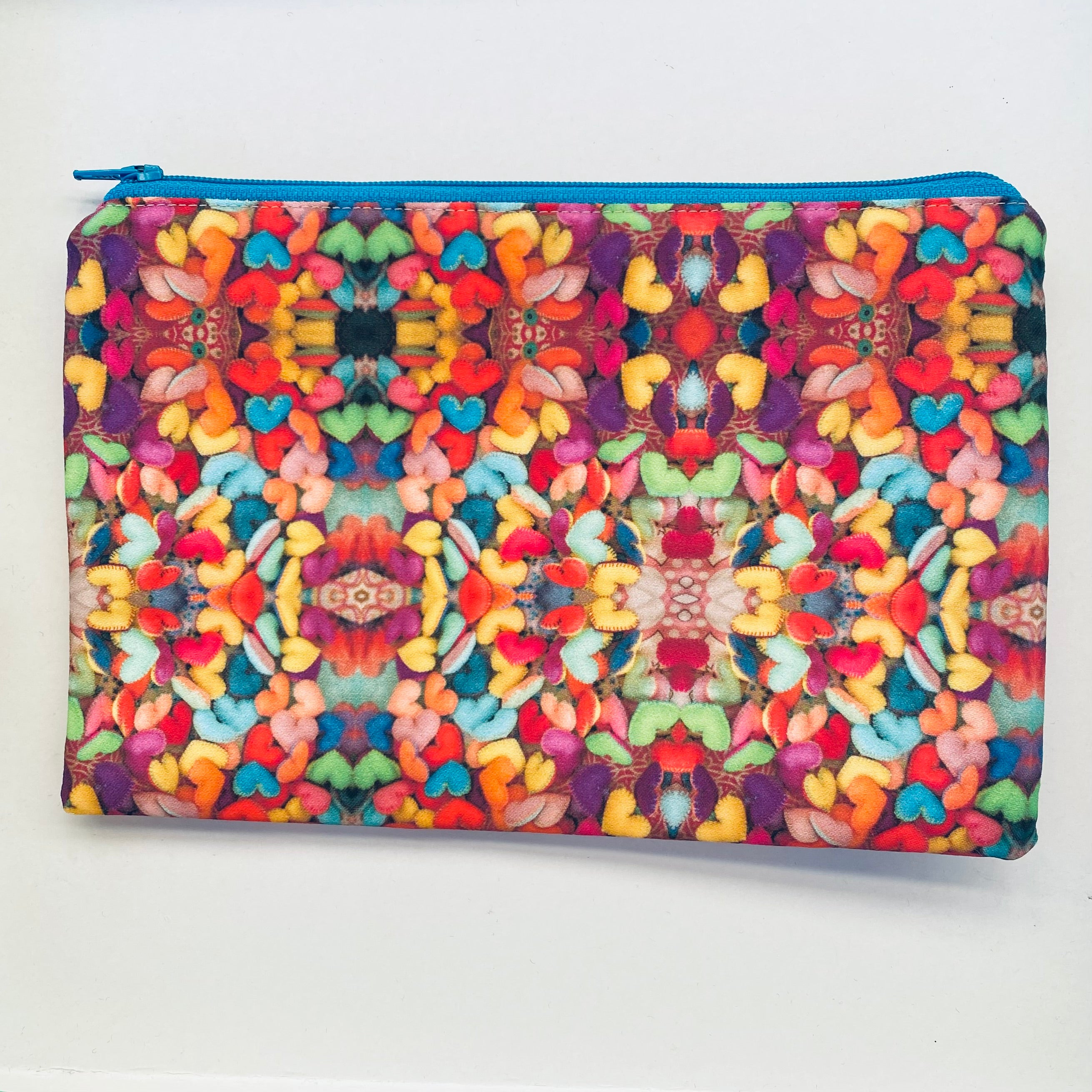 Pouch with Heart Print