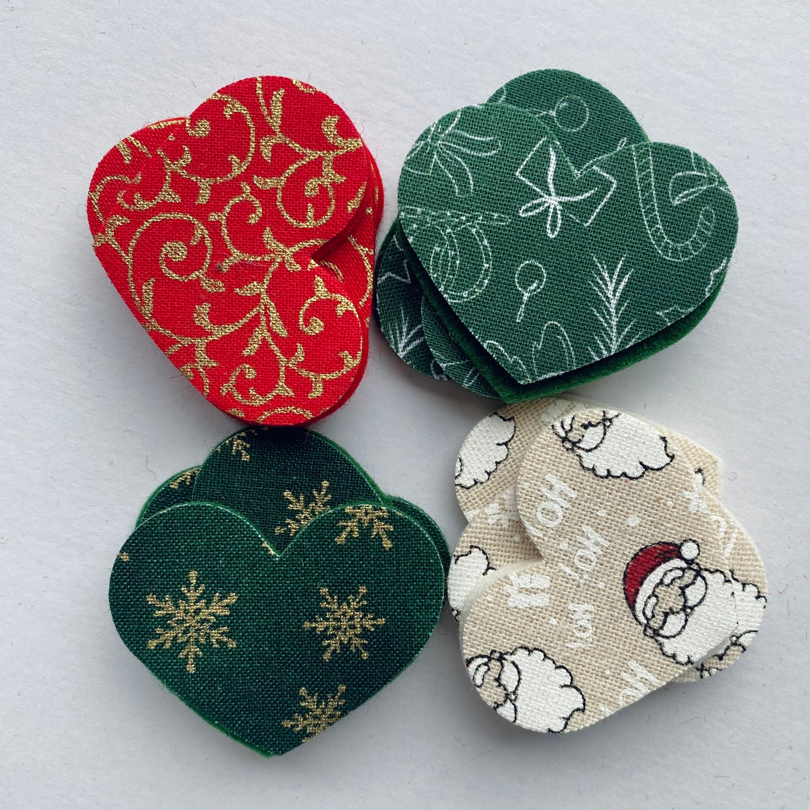 Pre-Cut Hearts - Fabric (Various)