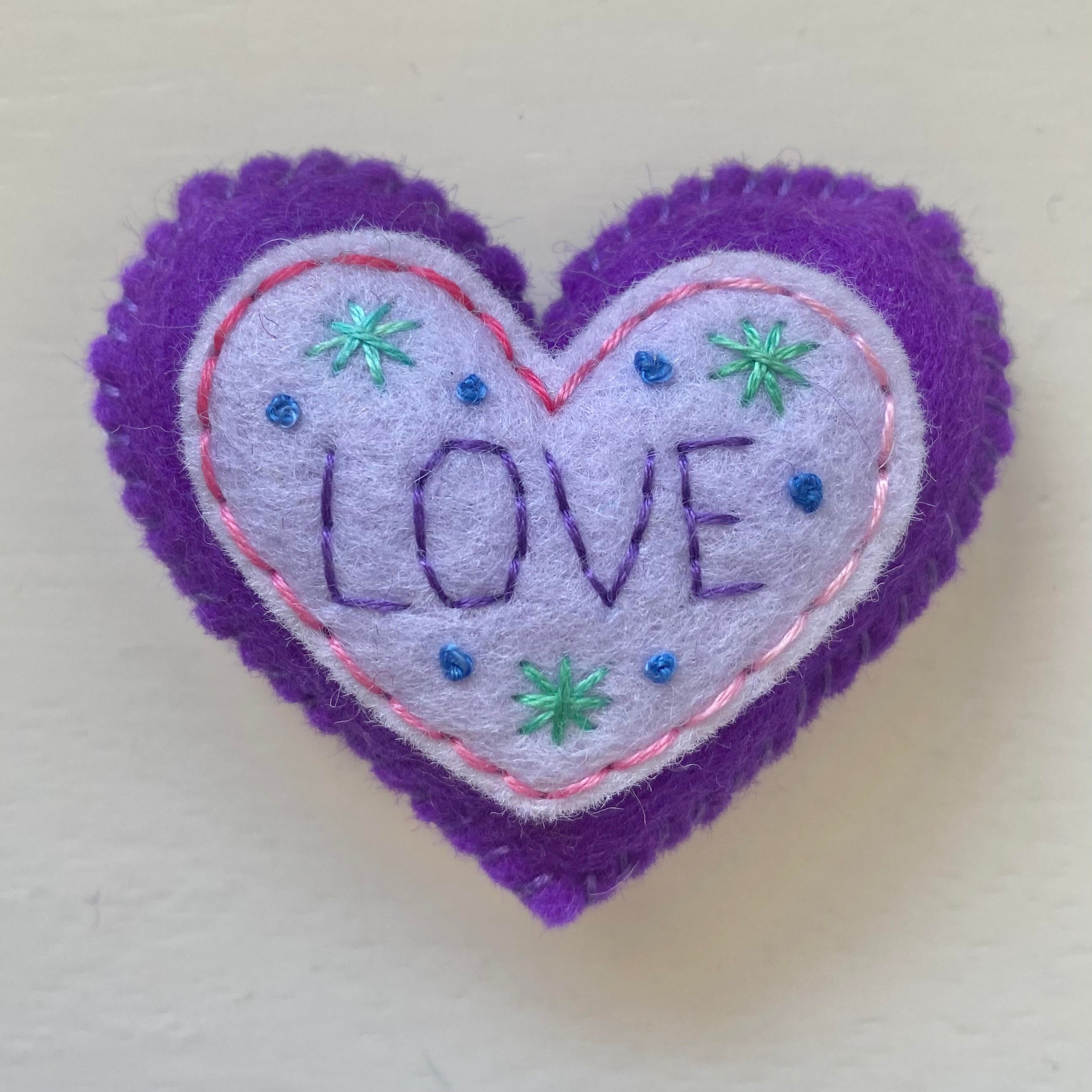 Instructions - Embellished Hearts