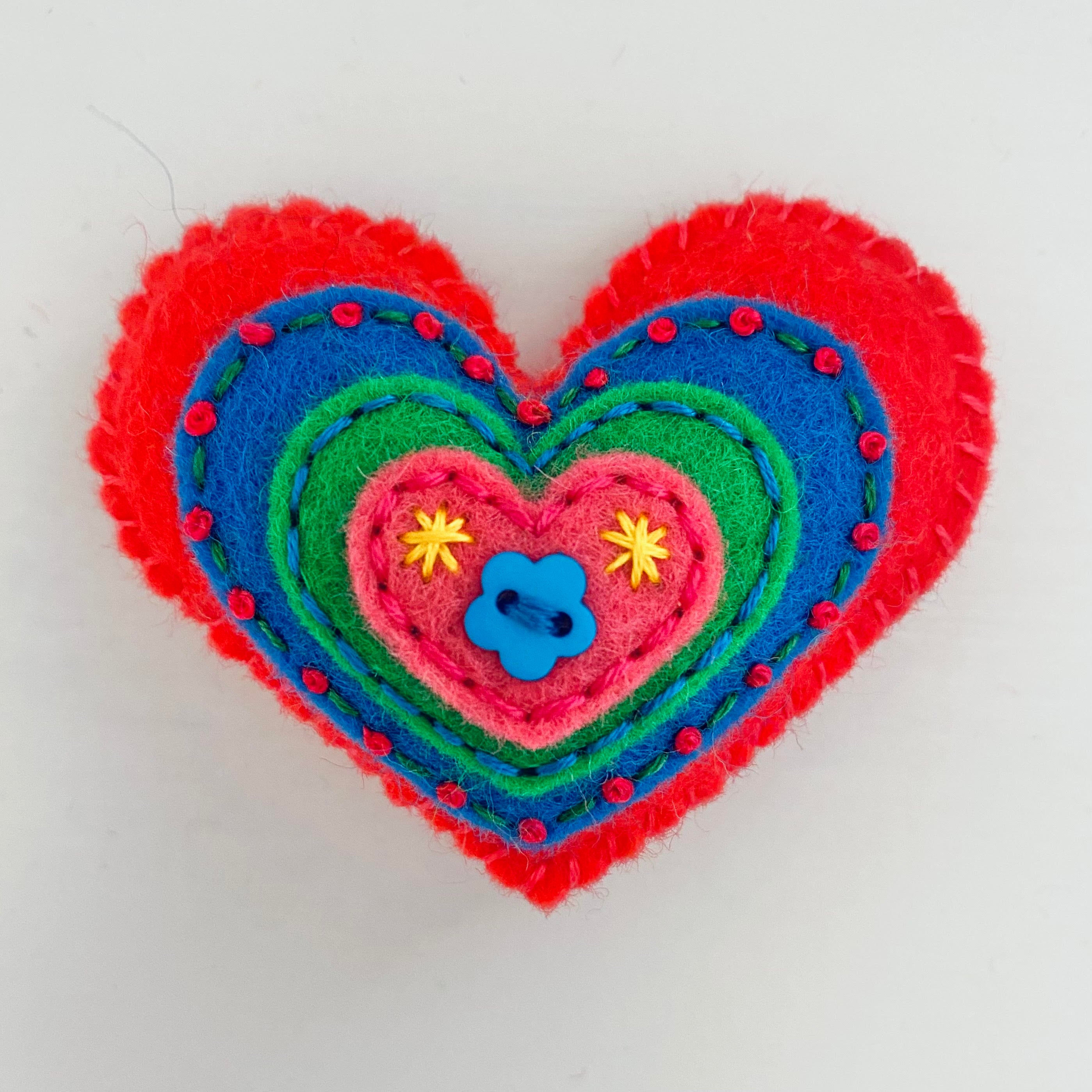 Pocket Heart with 4 Layers (6cm)
