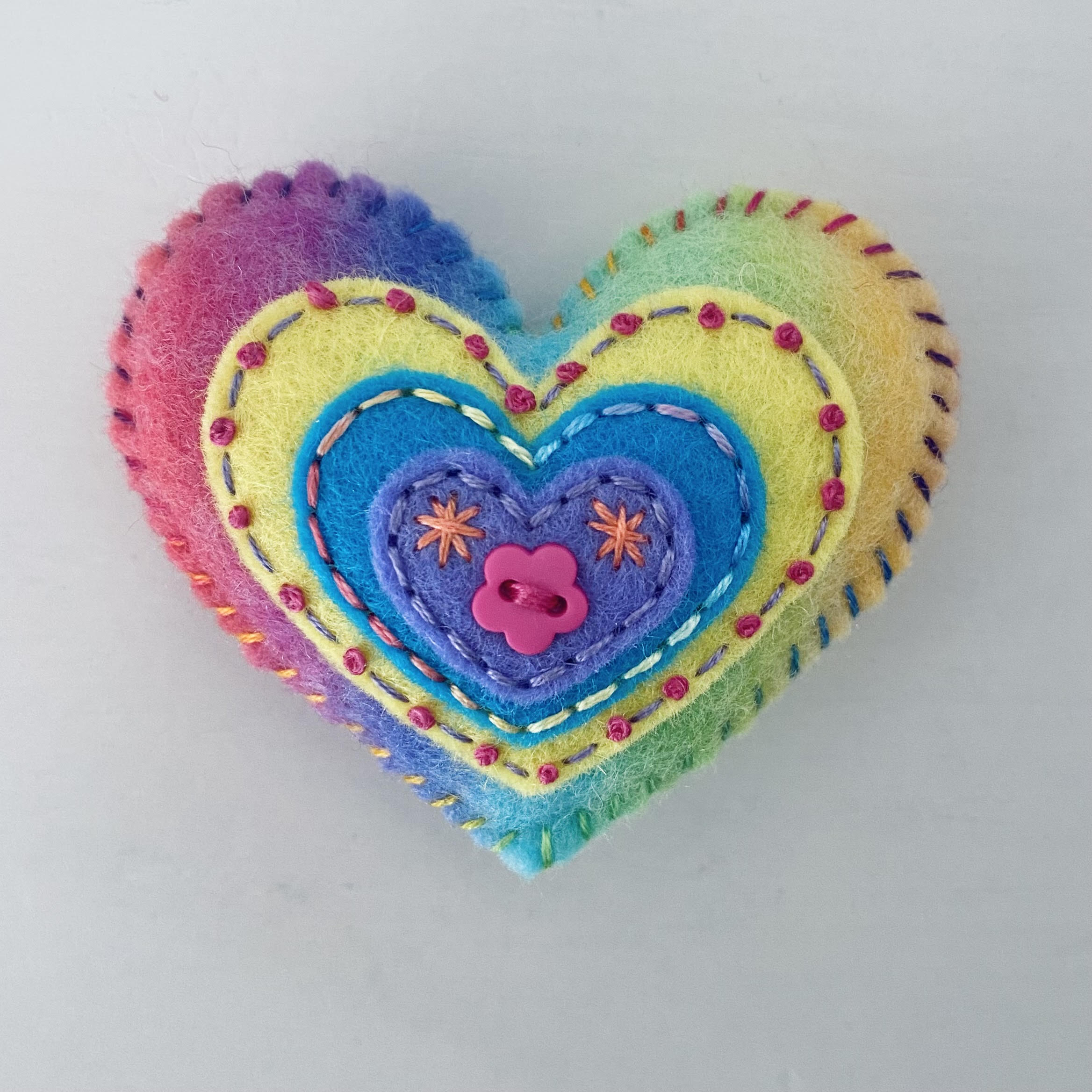 Pocket Heart with 4 Layers (6cm)