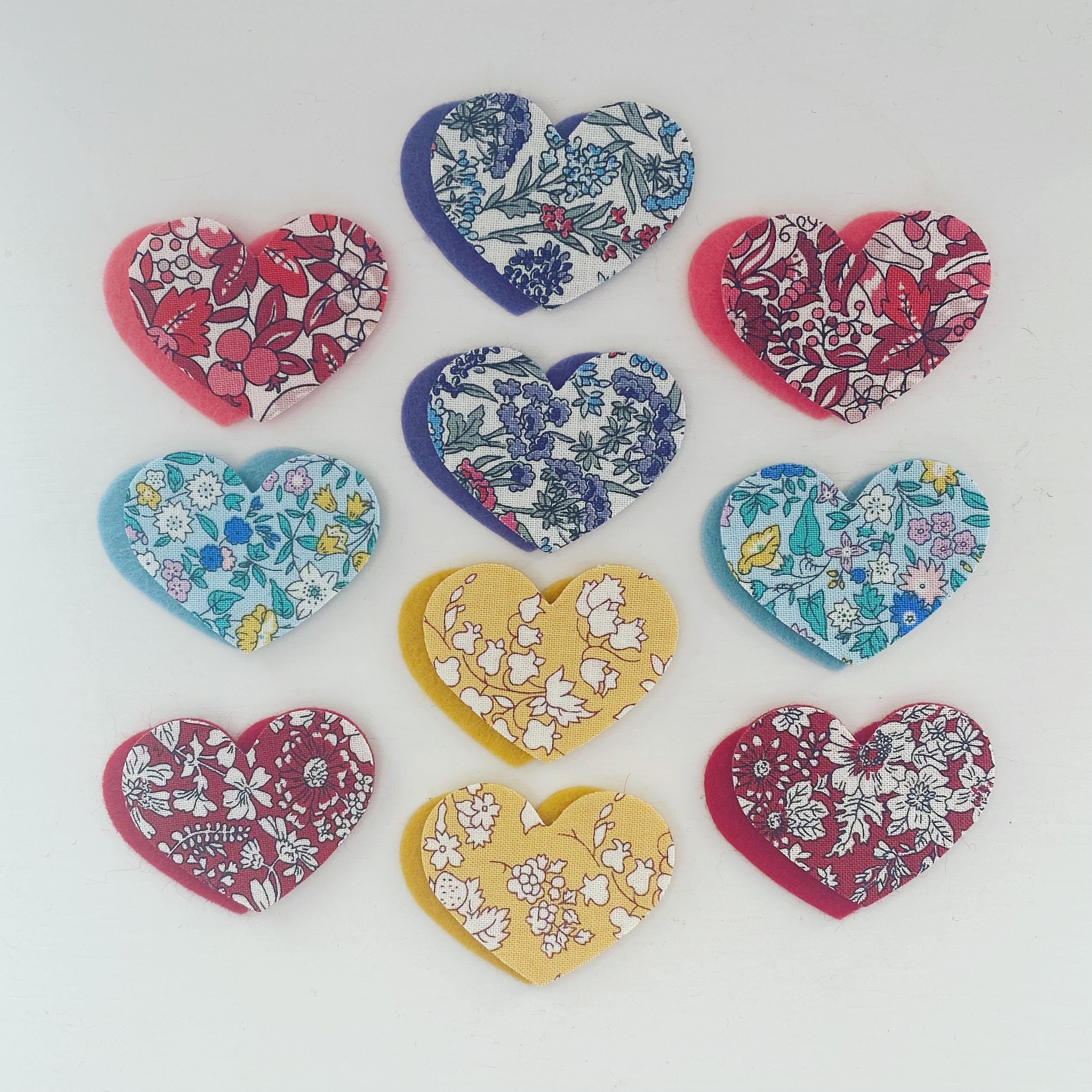 Pre-Cut Hearts - Fabric (Liberty of London)