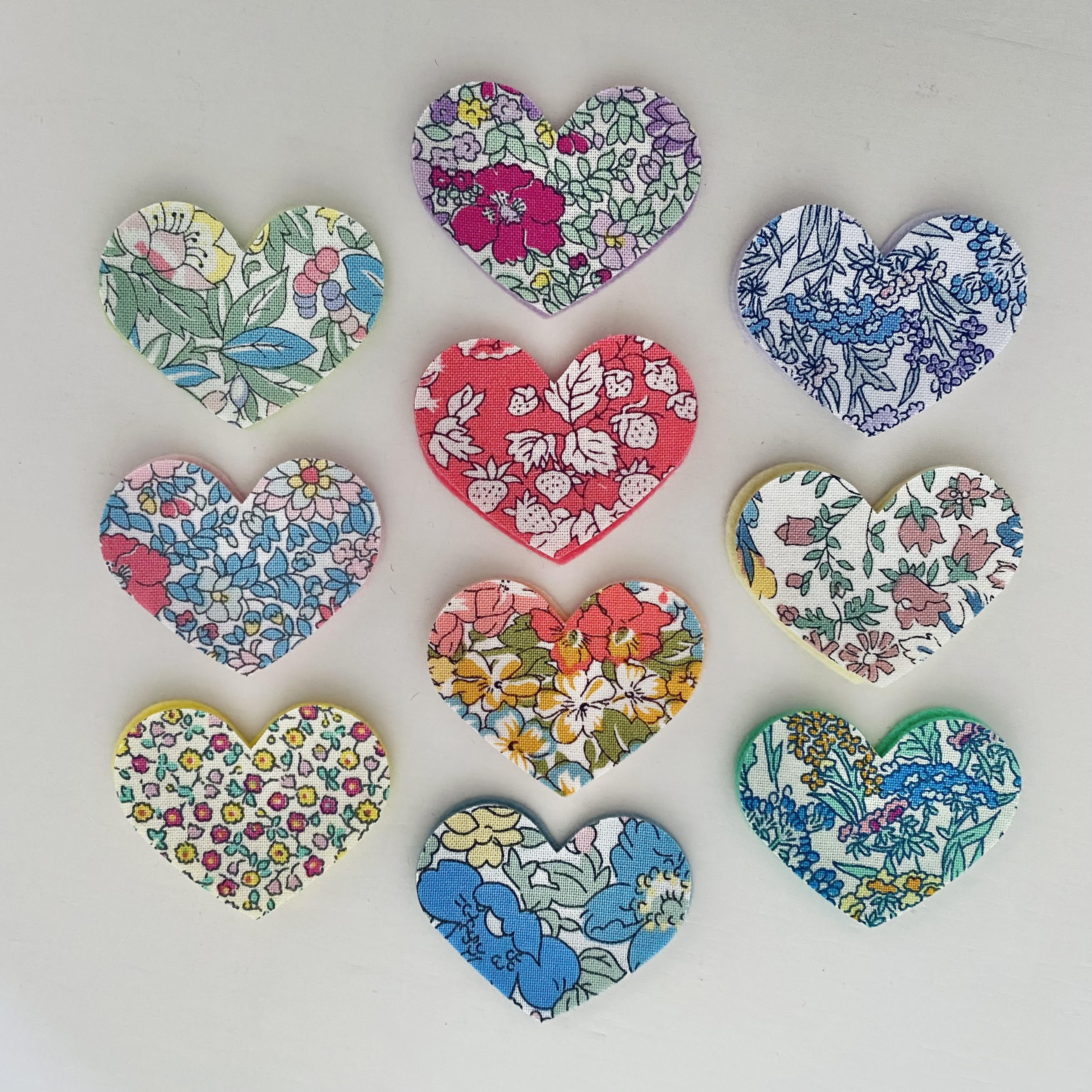 Pre-Cut Hearts - Fabric (Liberty of London)