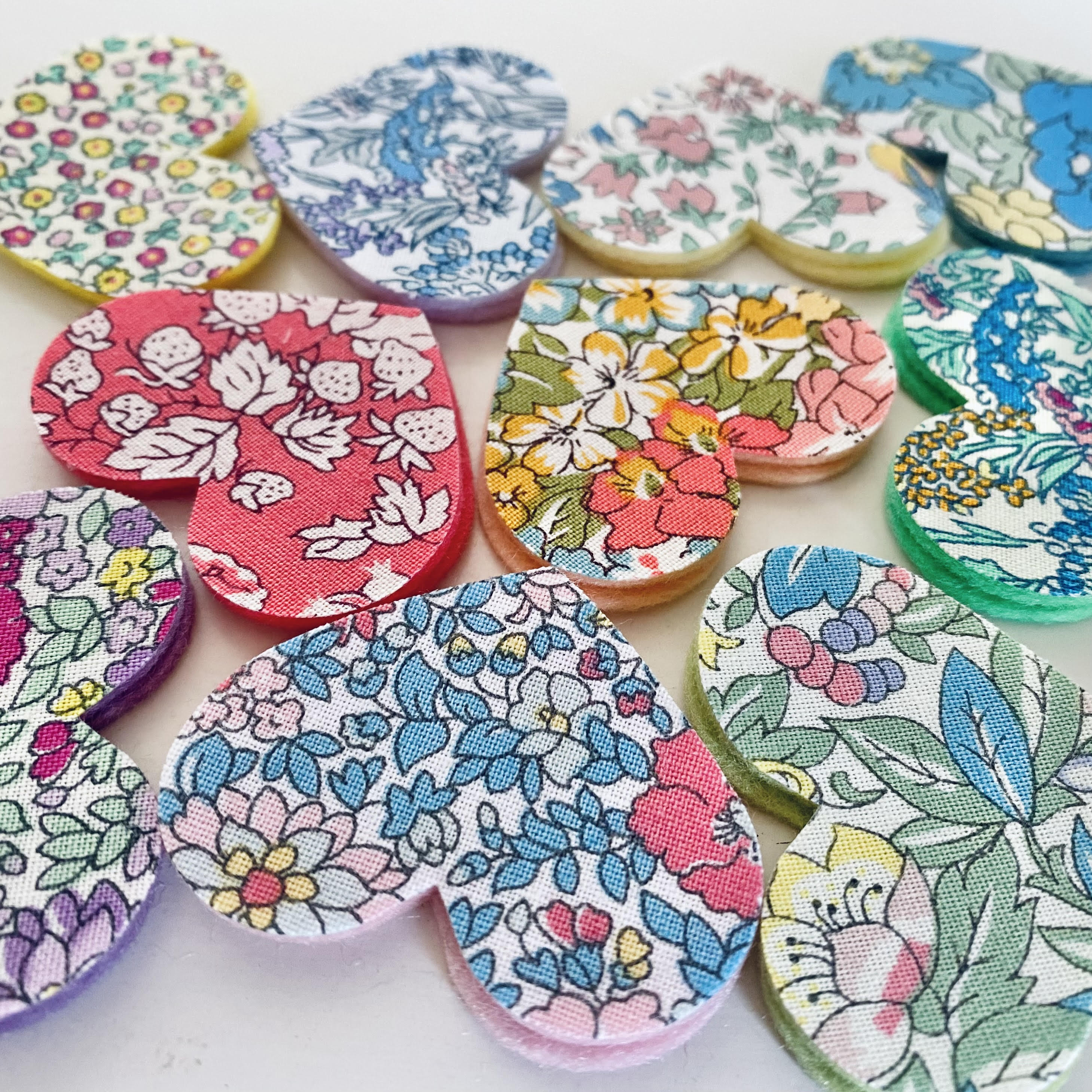 Pre-Cut Hearts - Fabric (Liberty of London)