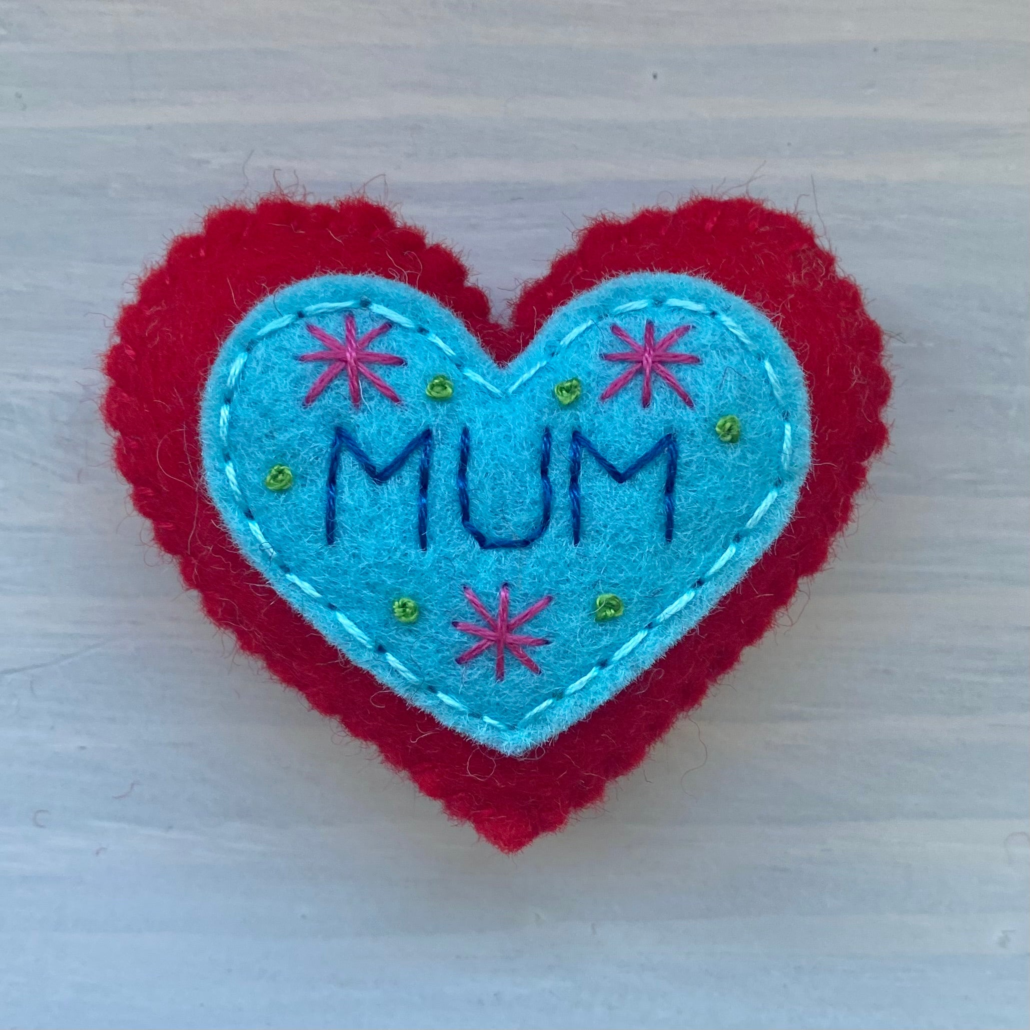 Pocket Heart - MUM (6cm)