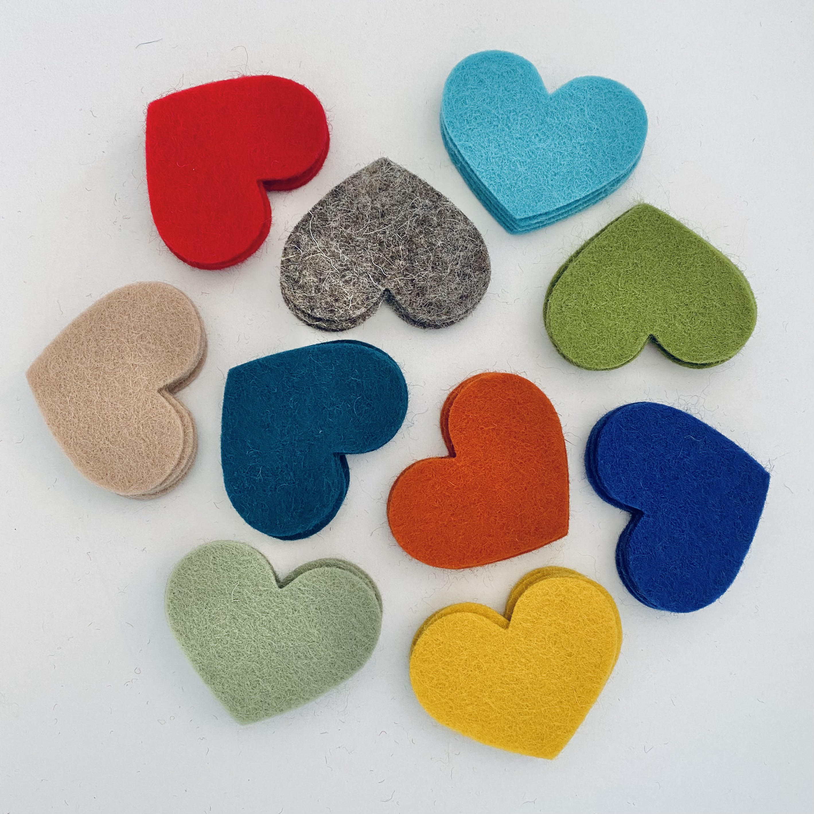 Pre-Cut Hearts (50)