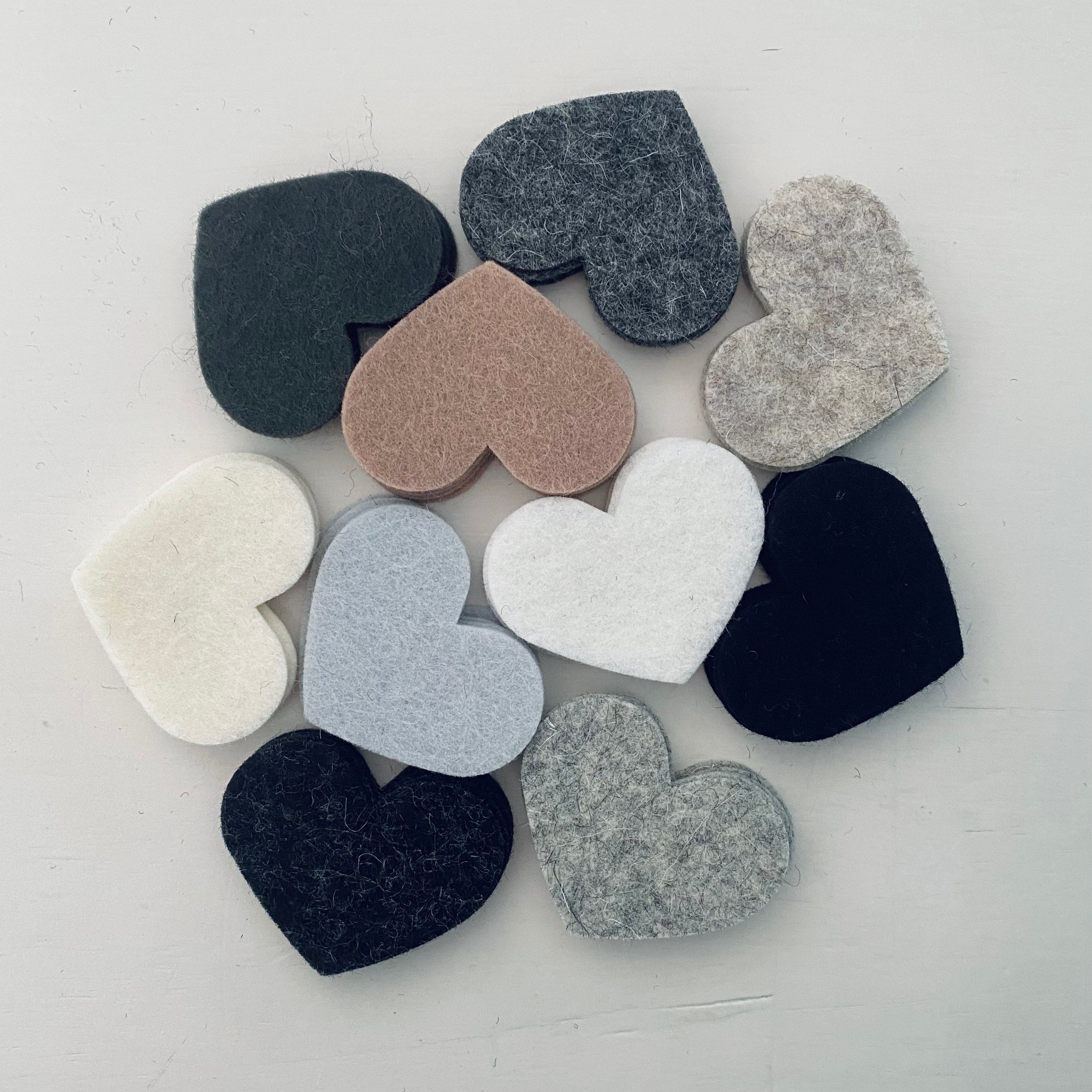 Pre-Cut Hearts (50)