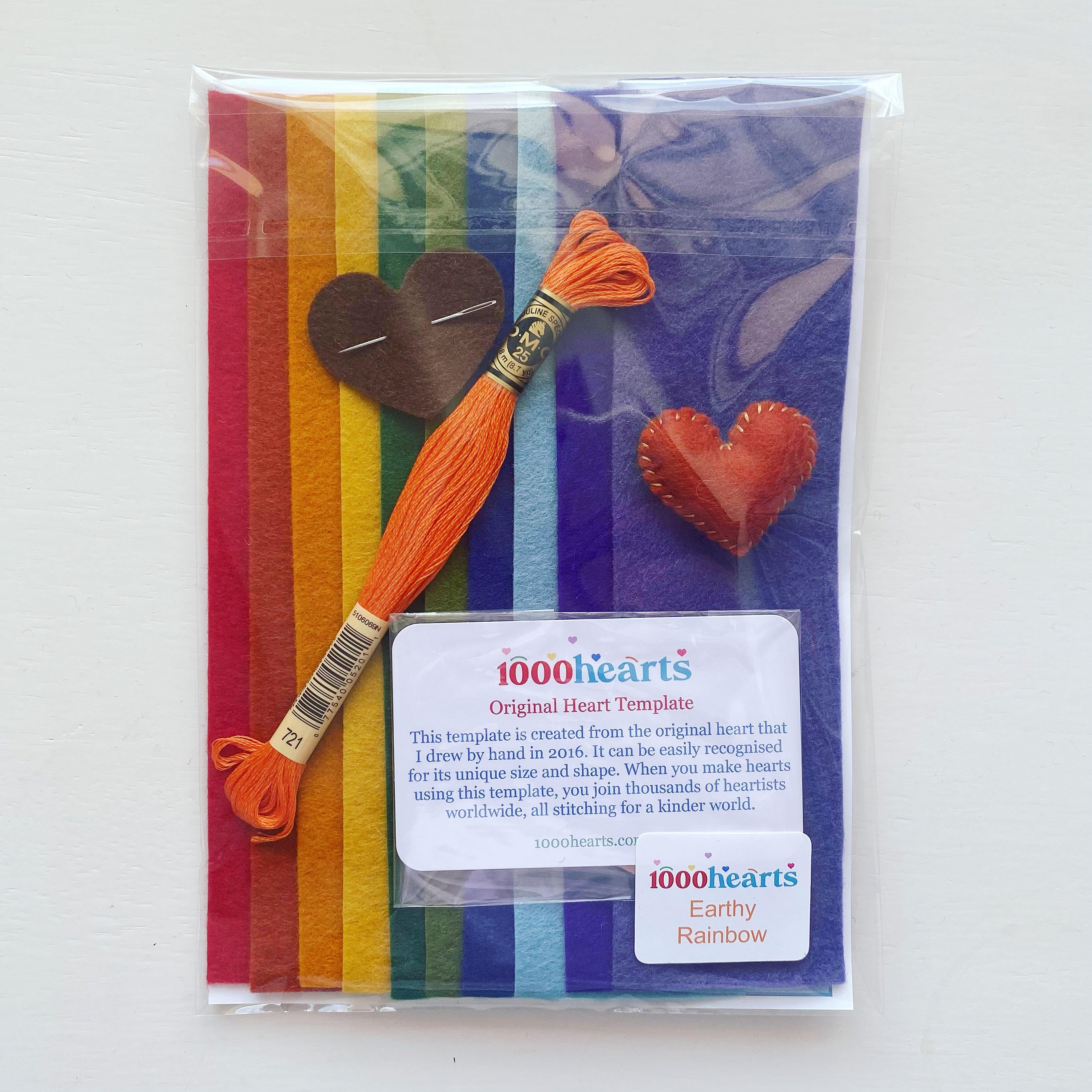 Kit - Heart Starter with felt strips