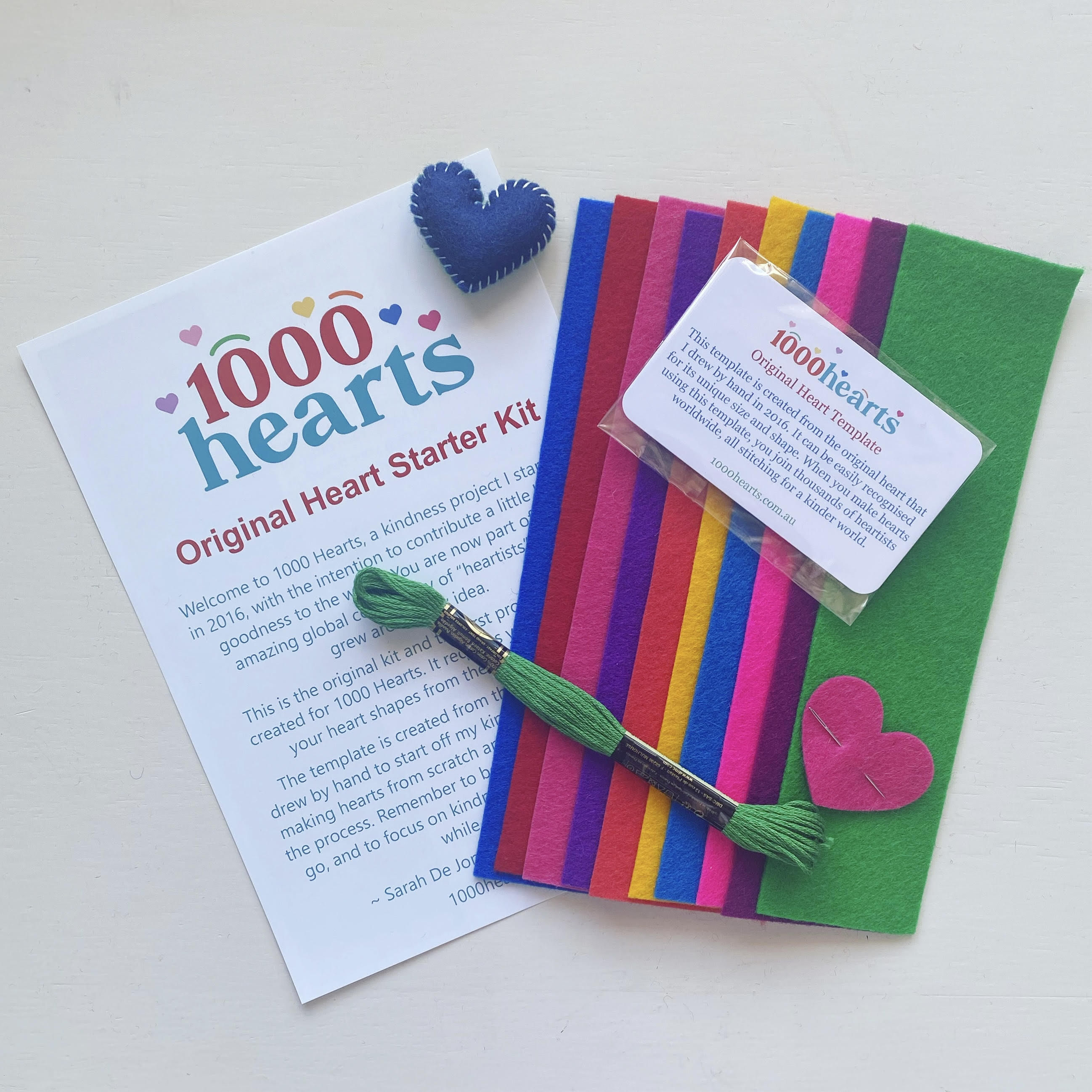 Kit - Heart Starter with felt strips