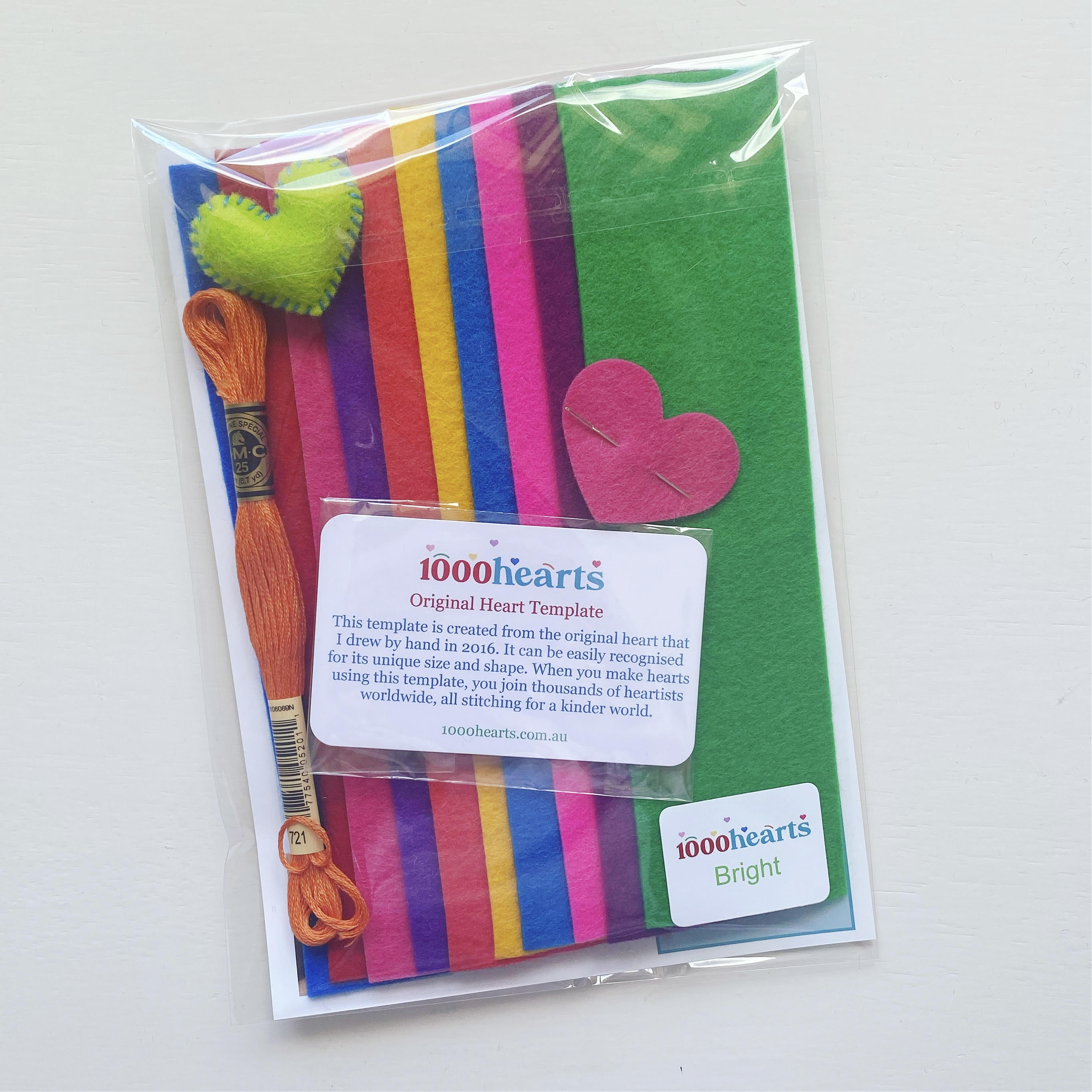 Kit - Heart Starter with felt strips